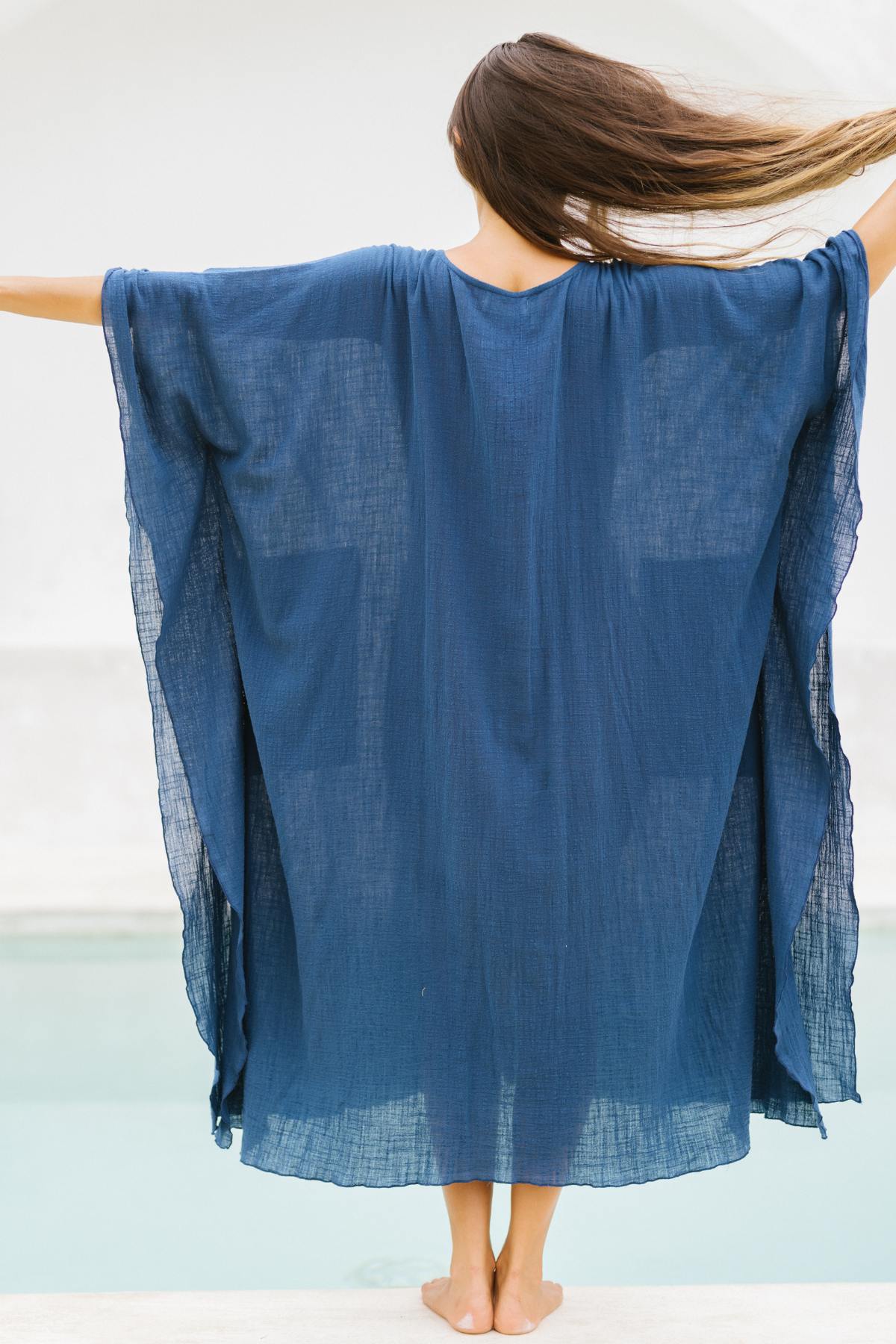 River Kaftan (Cotton Gauze, Multiple Colors)