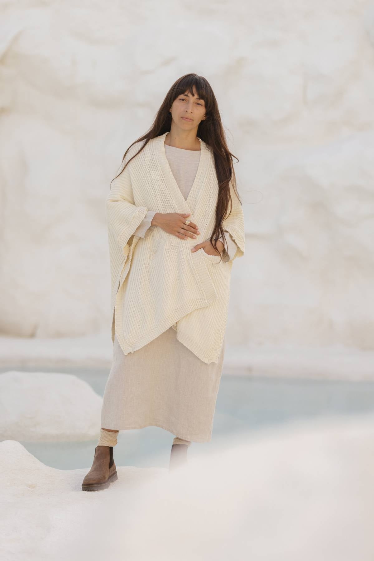 Mountain Magic Linen Gown
