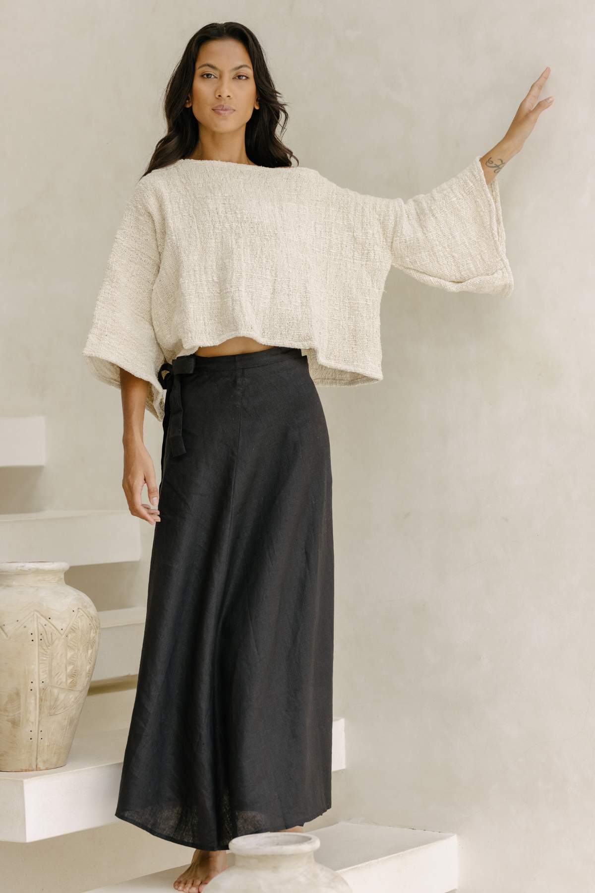 Spirit Top & Shanti Wrap Skirt Set (Multiple Colors)