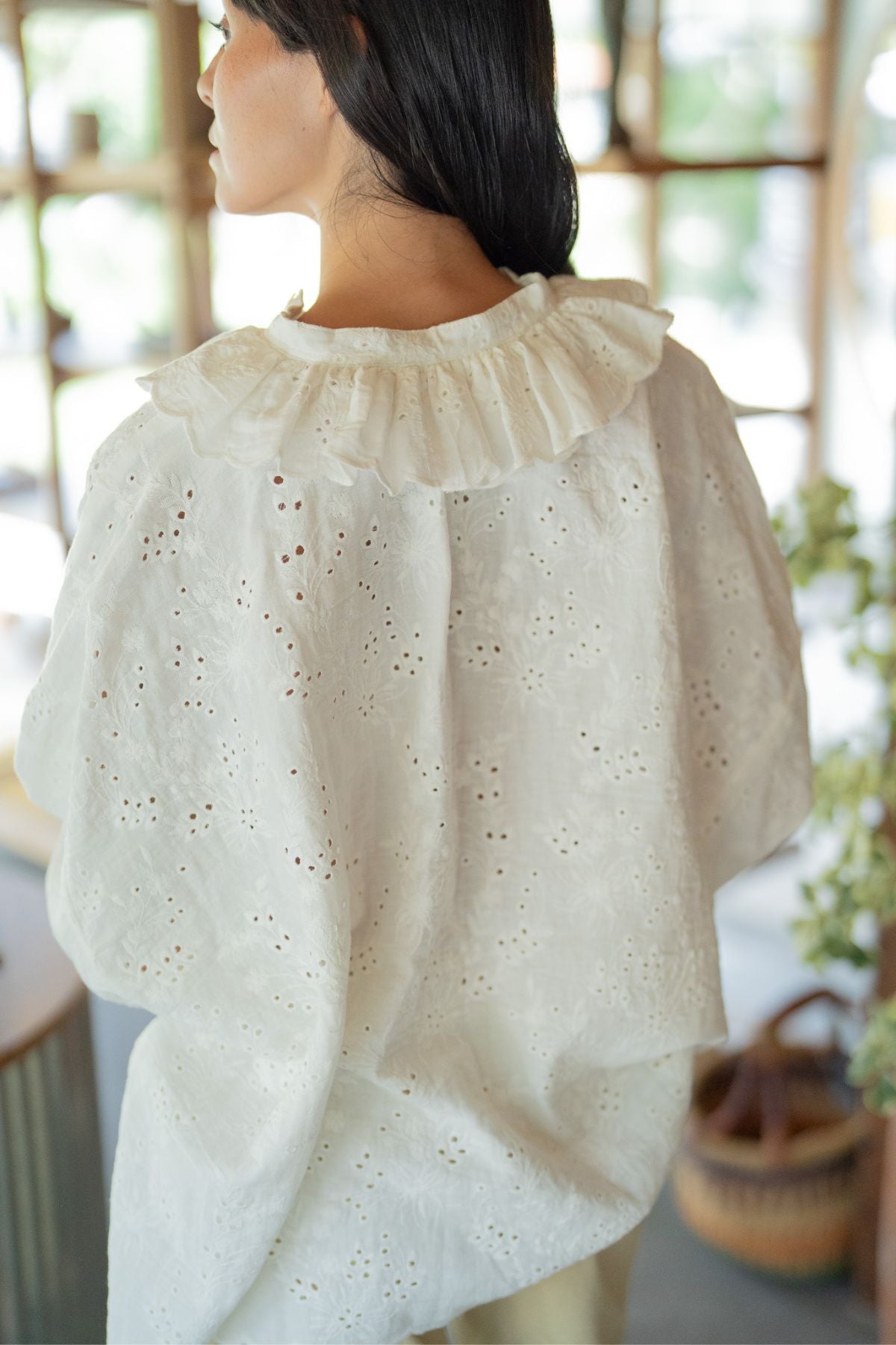Coco Top (French Embroidered Cotton)