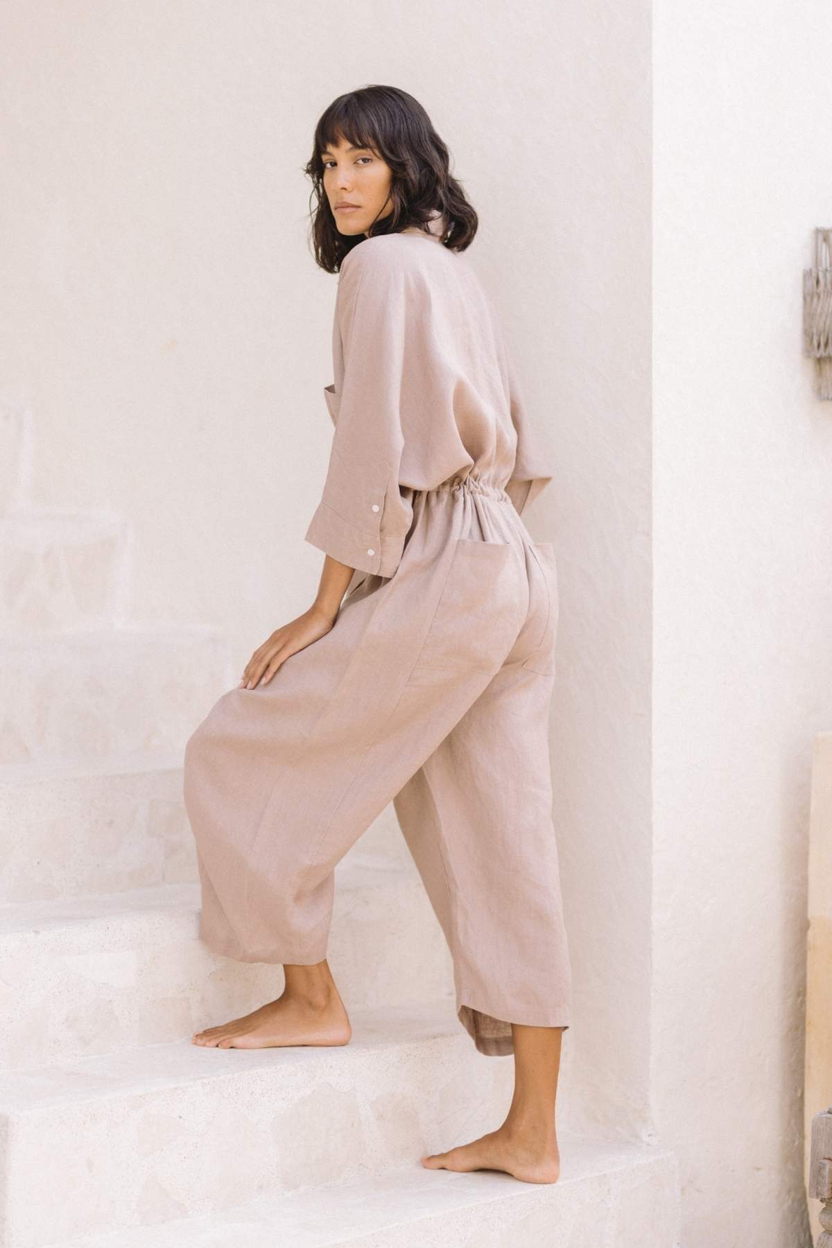 Tao Romper (100% Linen) BI