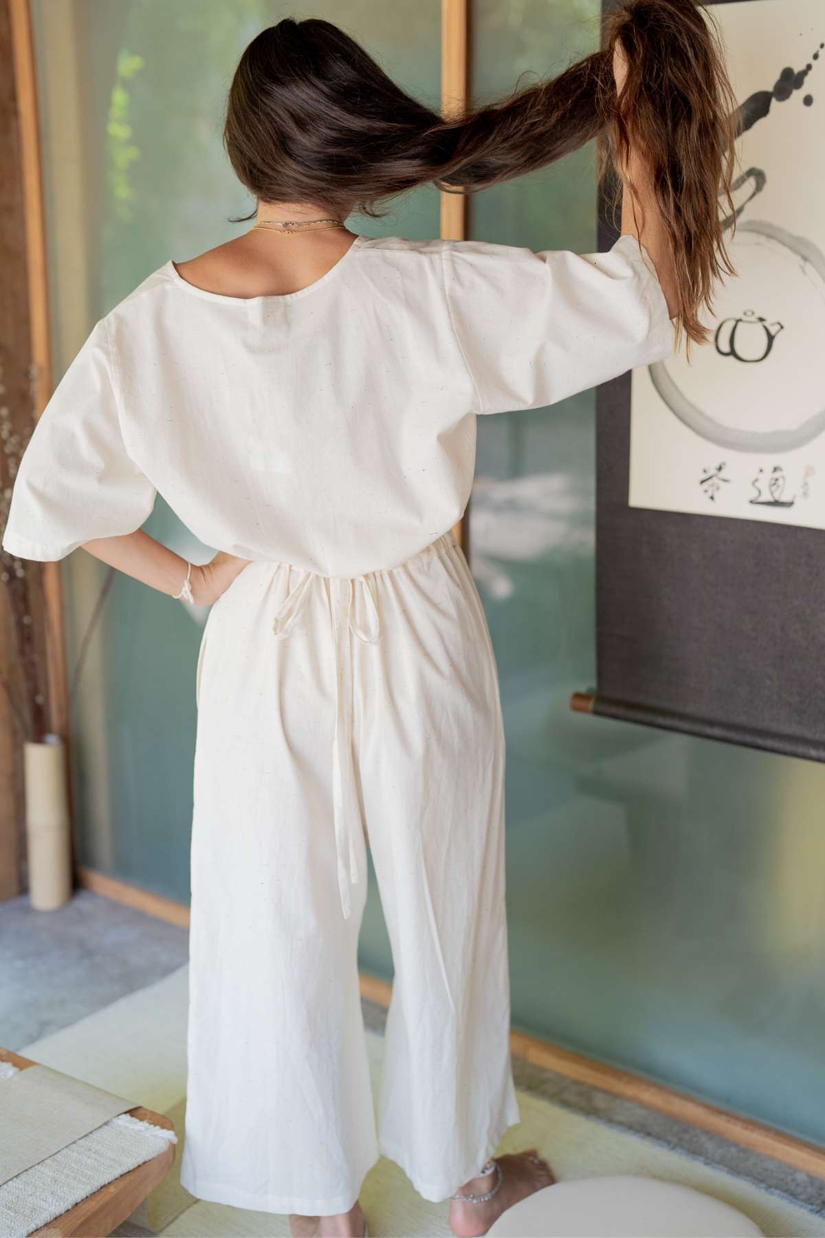 Magdalena Playsuit Cotton Stairs (PR)