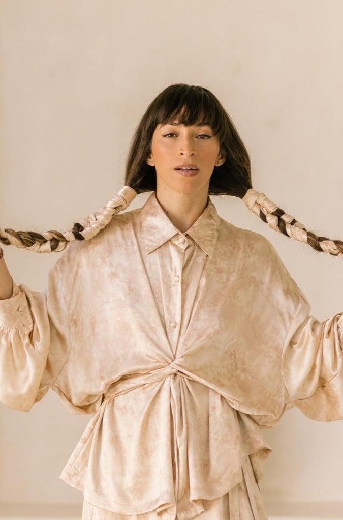 Inanna Top Only (100% Botanically Dyed Silk) CA