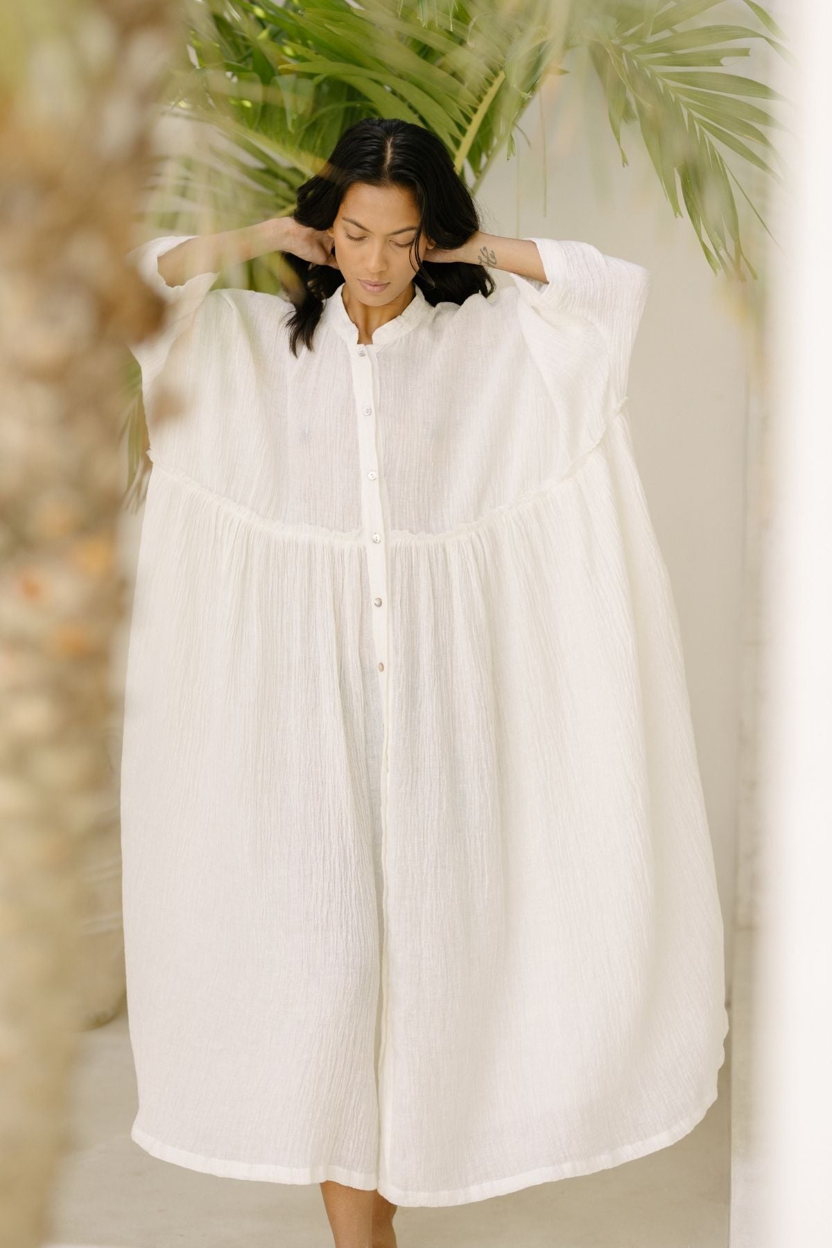 Bona Dress (Cotton/Linen Crinkle)