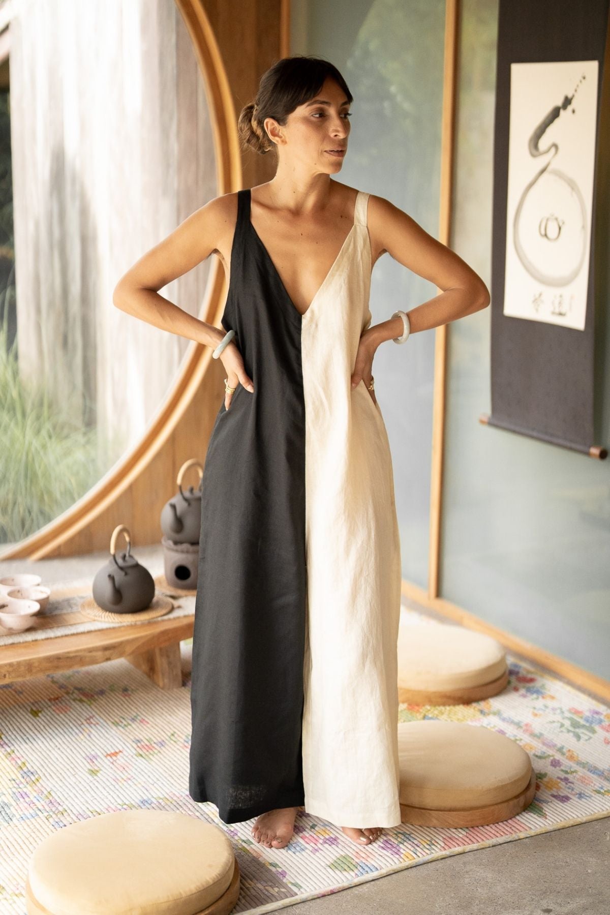 Kundalini Linen Playsuit