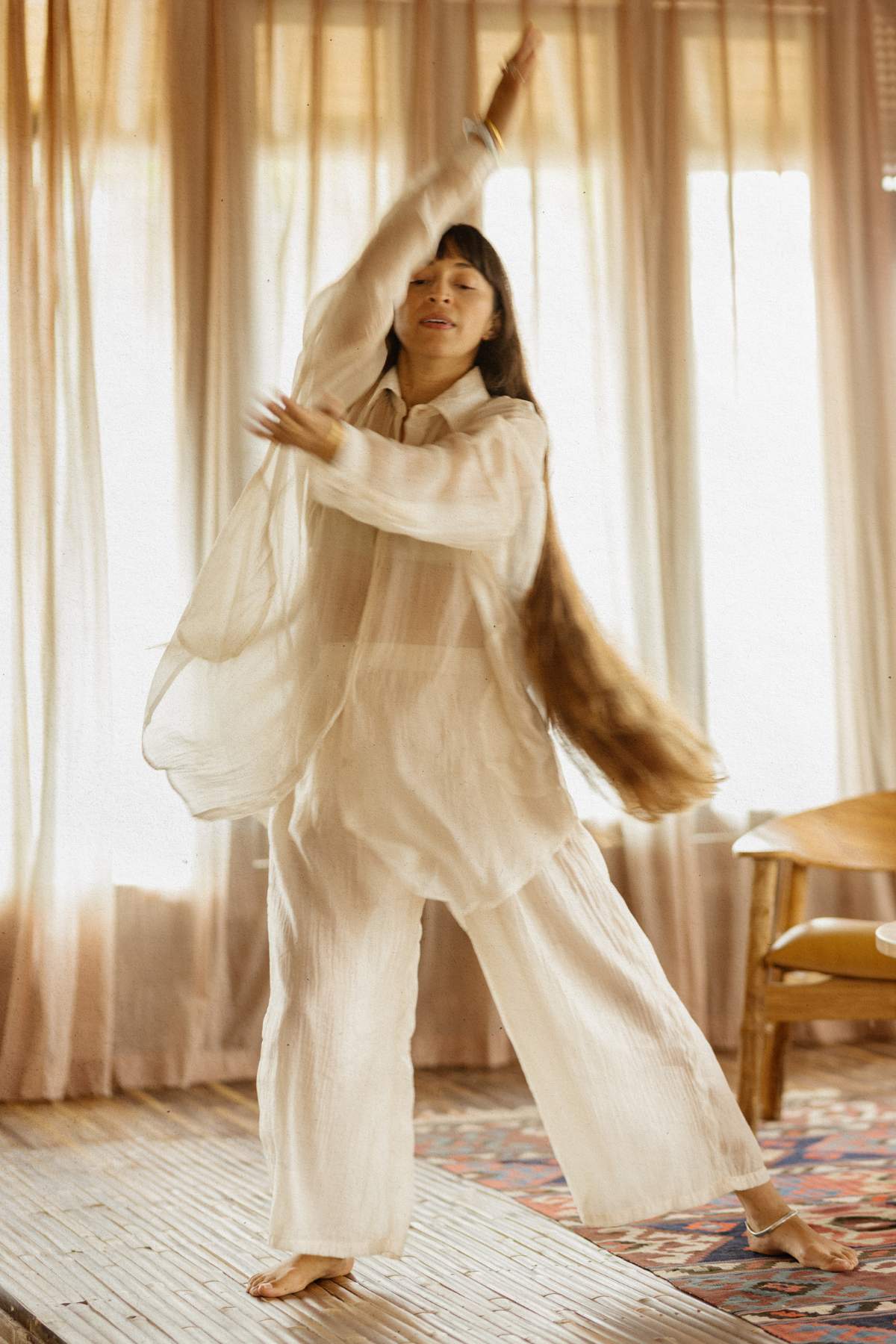 Saturn Chiffon Top