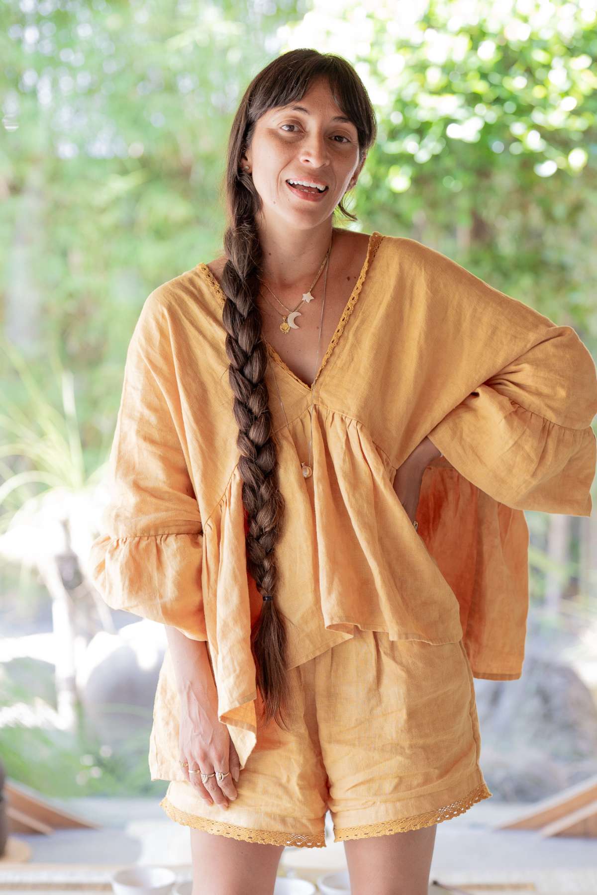 Eva Linen Set Lace Edition