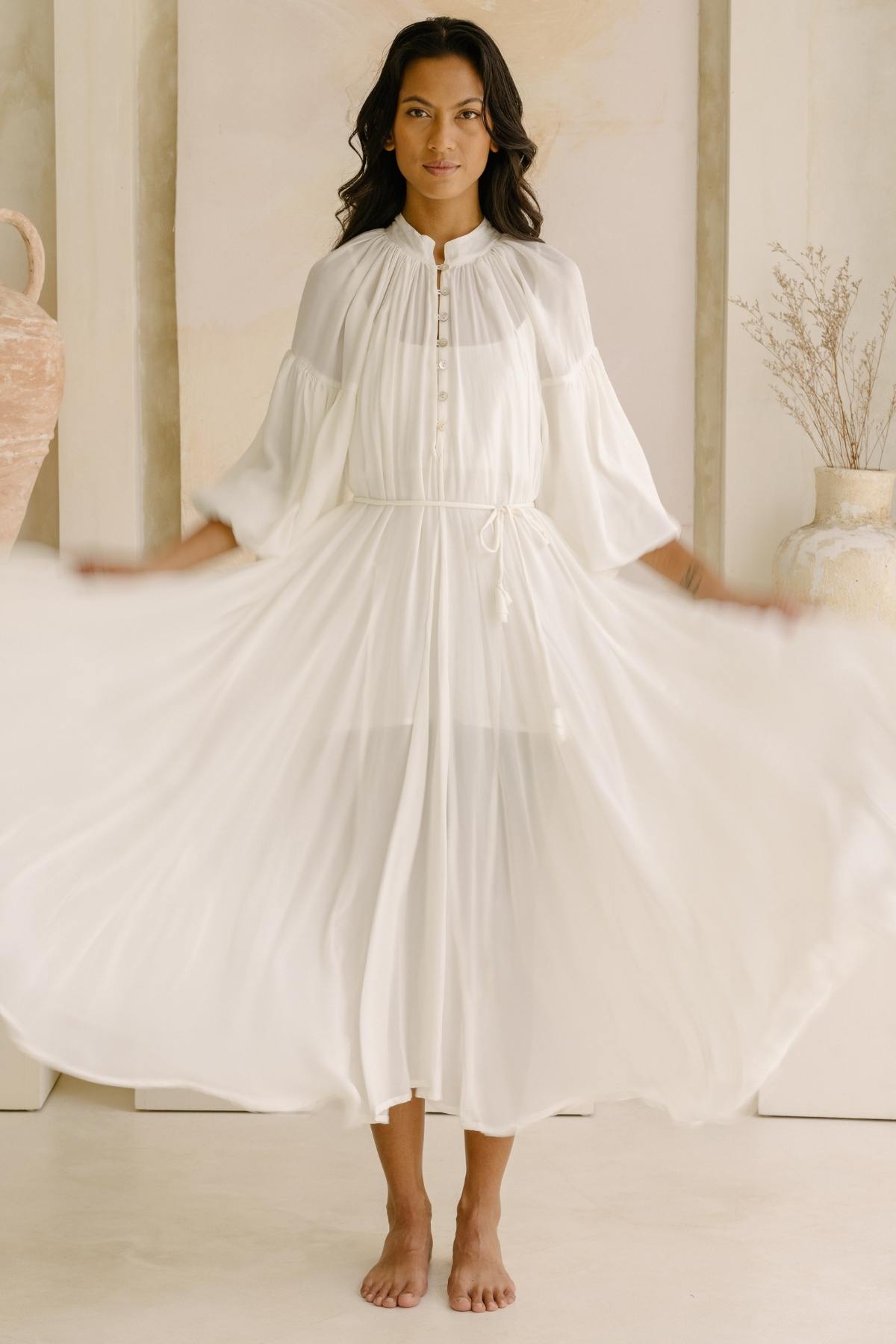 Paloma Silk Gown
