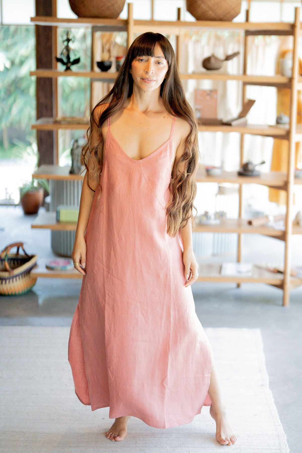 Everyday Linen Slip (Stone washed, adjustable)