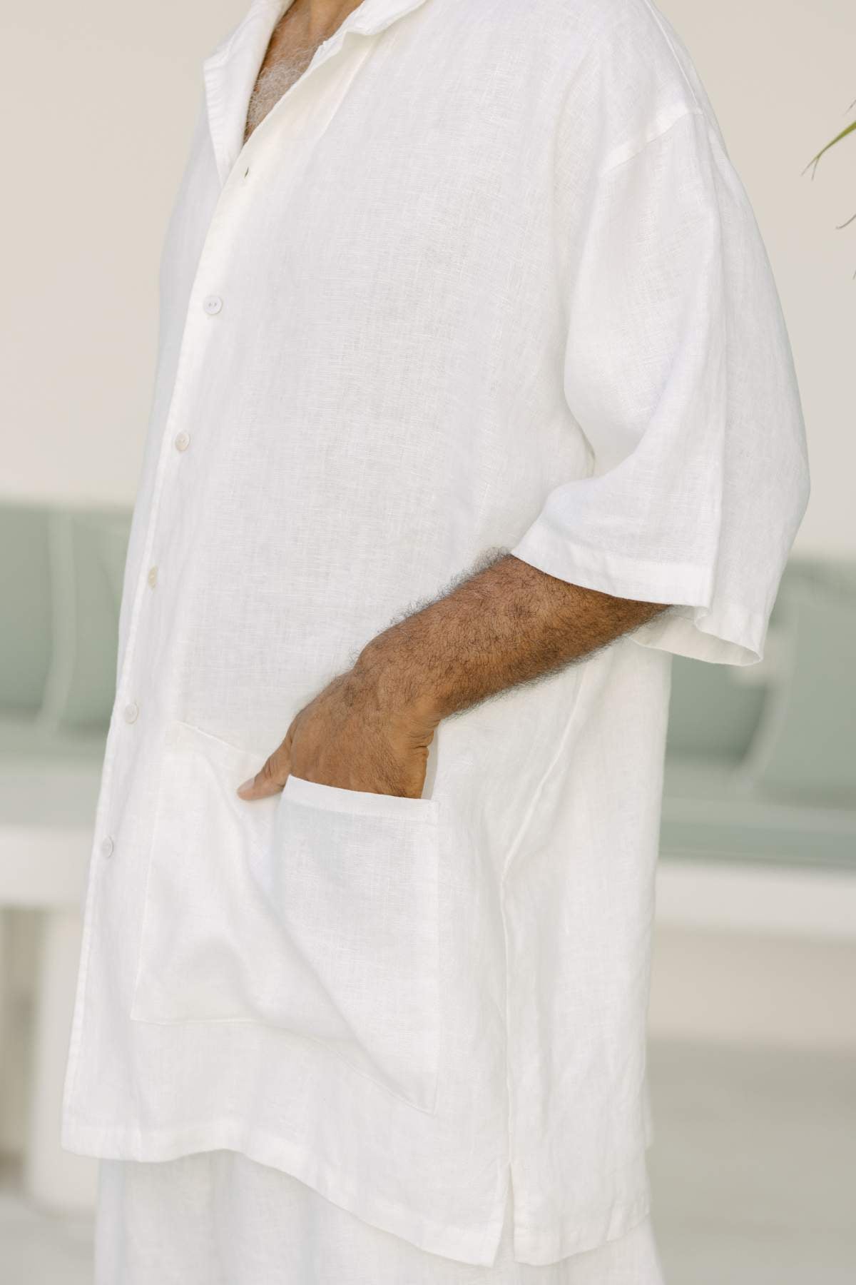 Kai Top Long & Short Mens Ramie Linen (Available in Multiple Colors) - PR