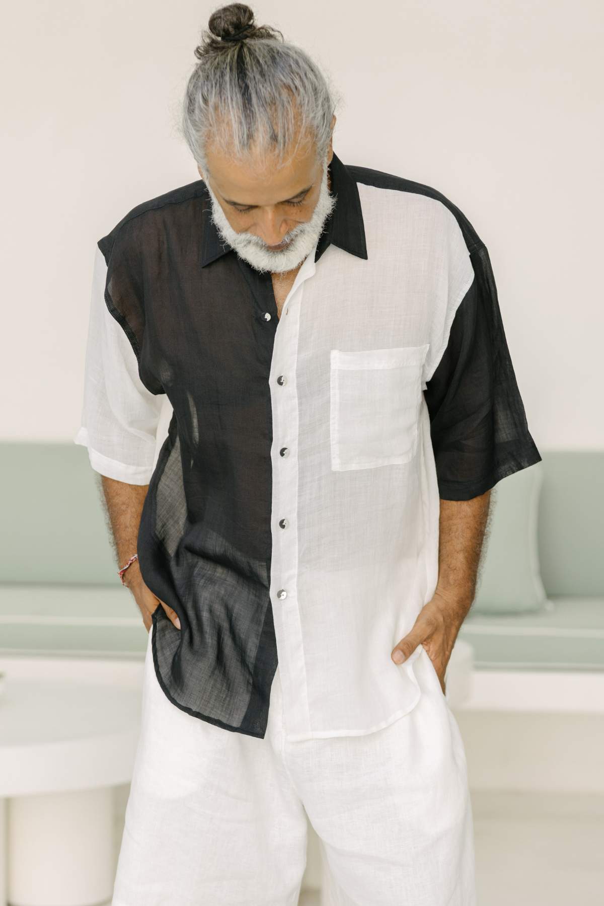 Kai Top Long & Short Mens Ramie Linen (Available in Multiple Colors) - PR