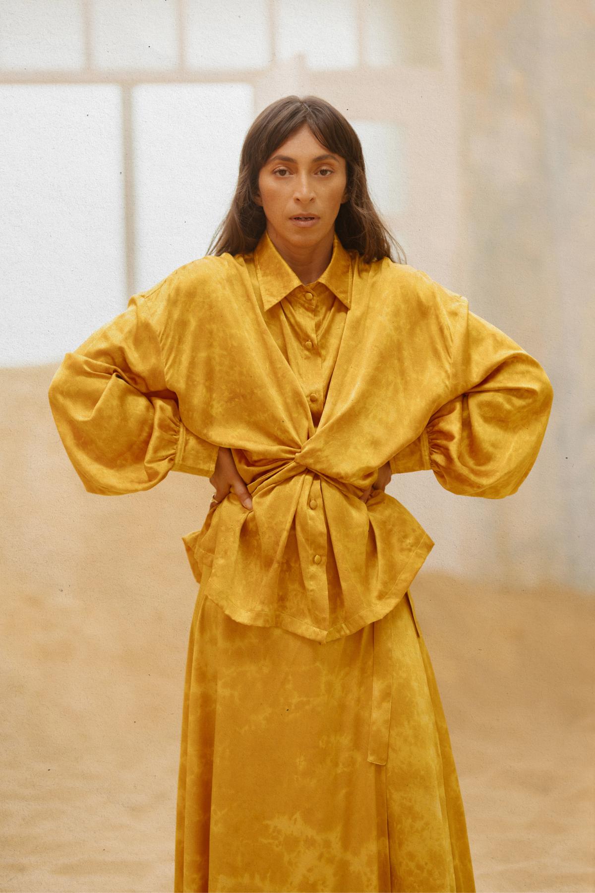 Inanna 2 Piece Set (100% Botanically Dyed Silk) CA