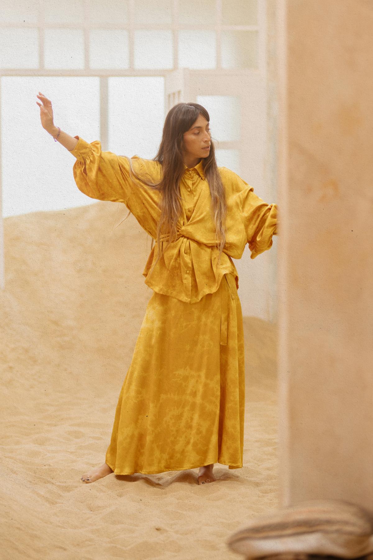 Inanna 2 Piece Set (100% Botanically Dyed Silk) CA