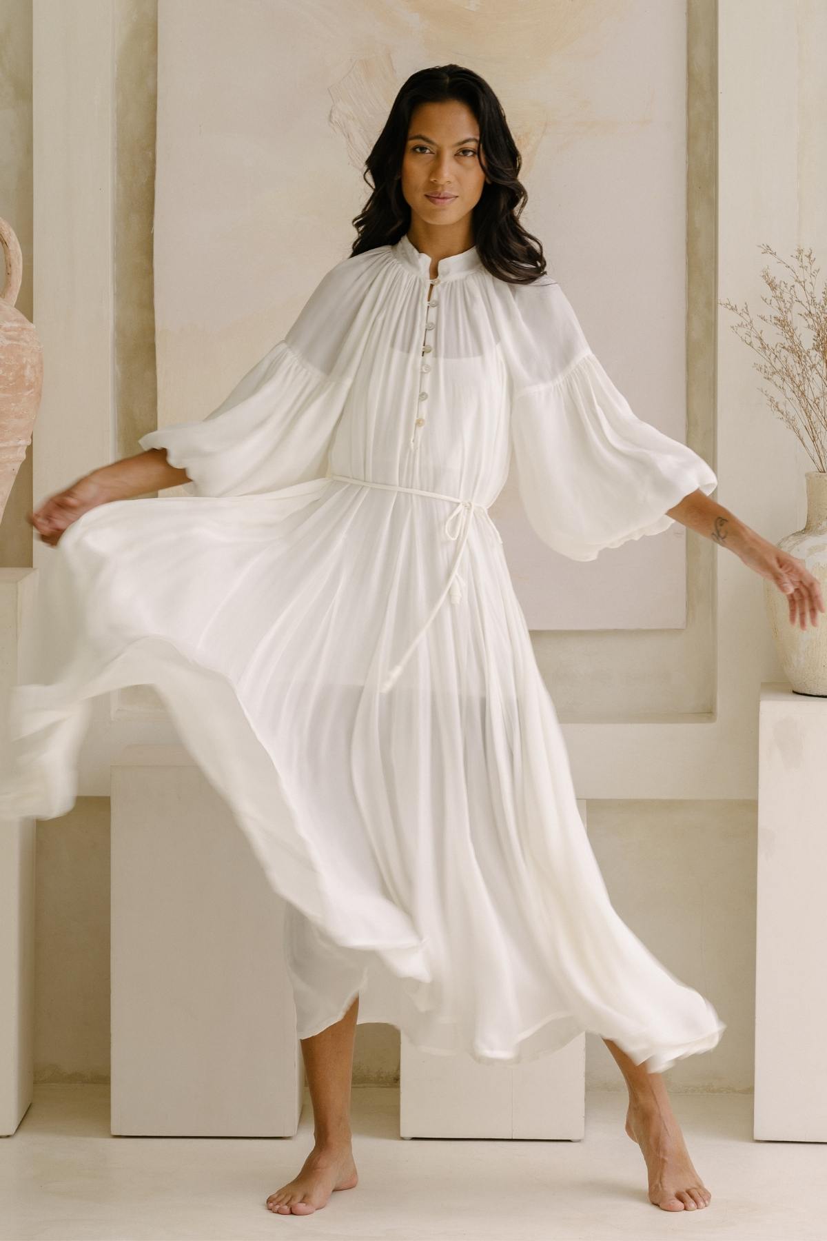 Paloma Silk Gown