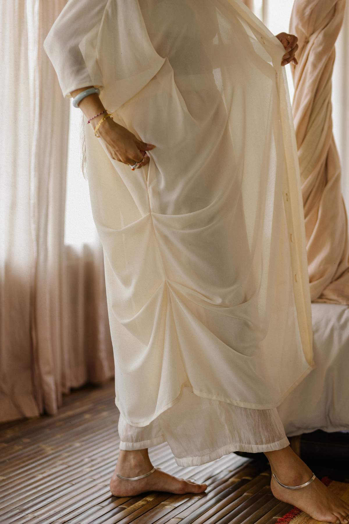 Chiffon Origami Gown