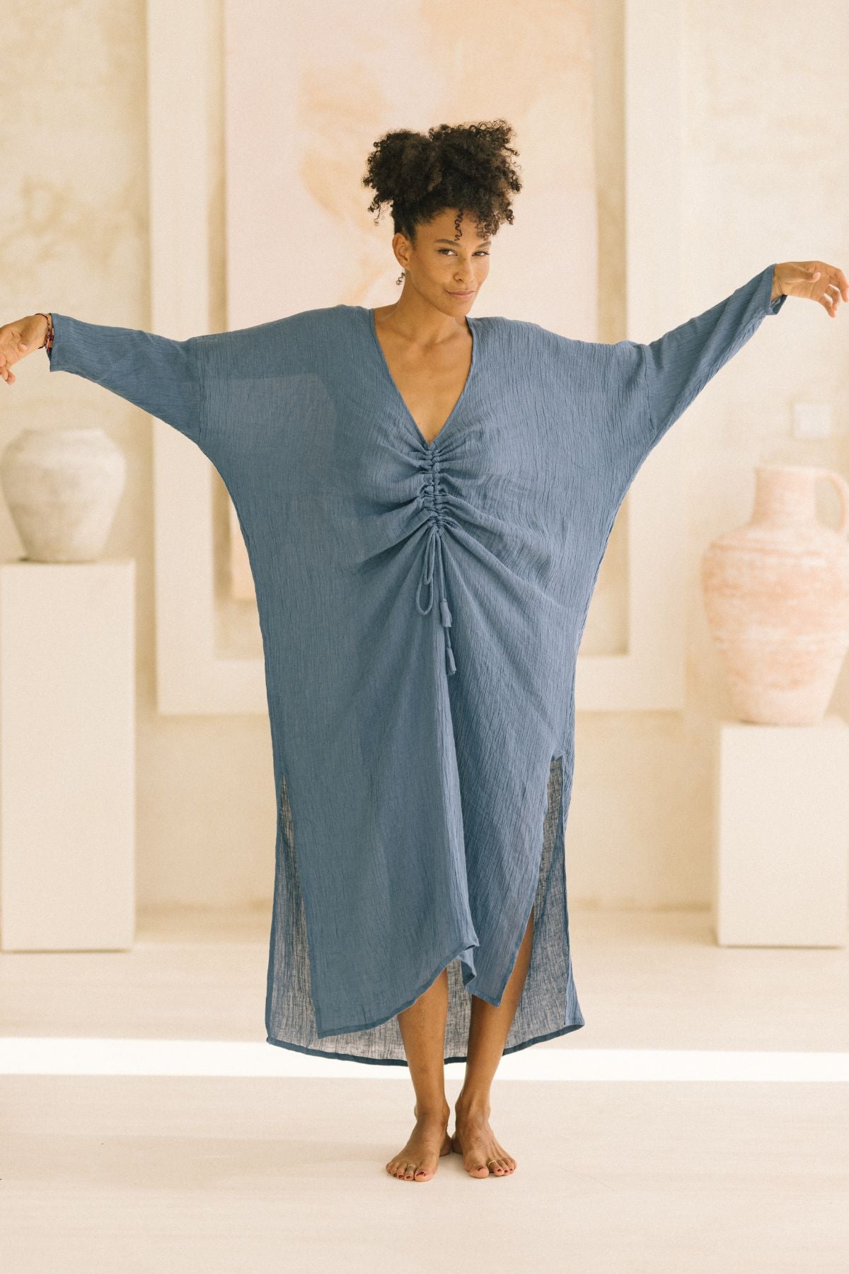 Indigo Virgo Rising Kaftan - Limited Edition