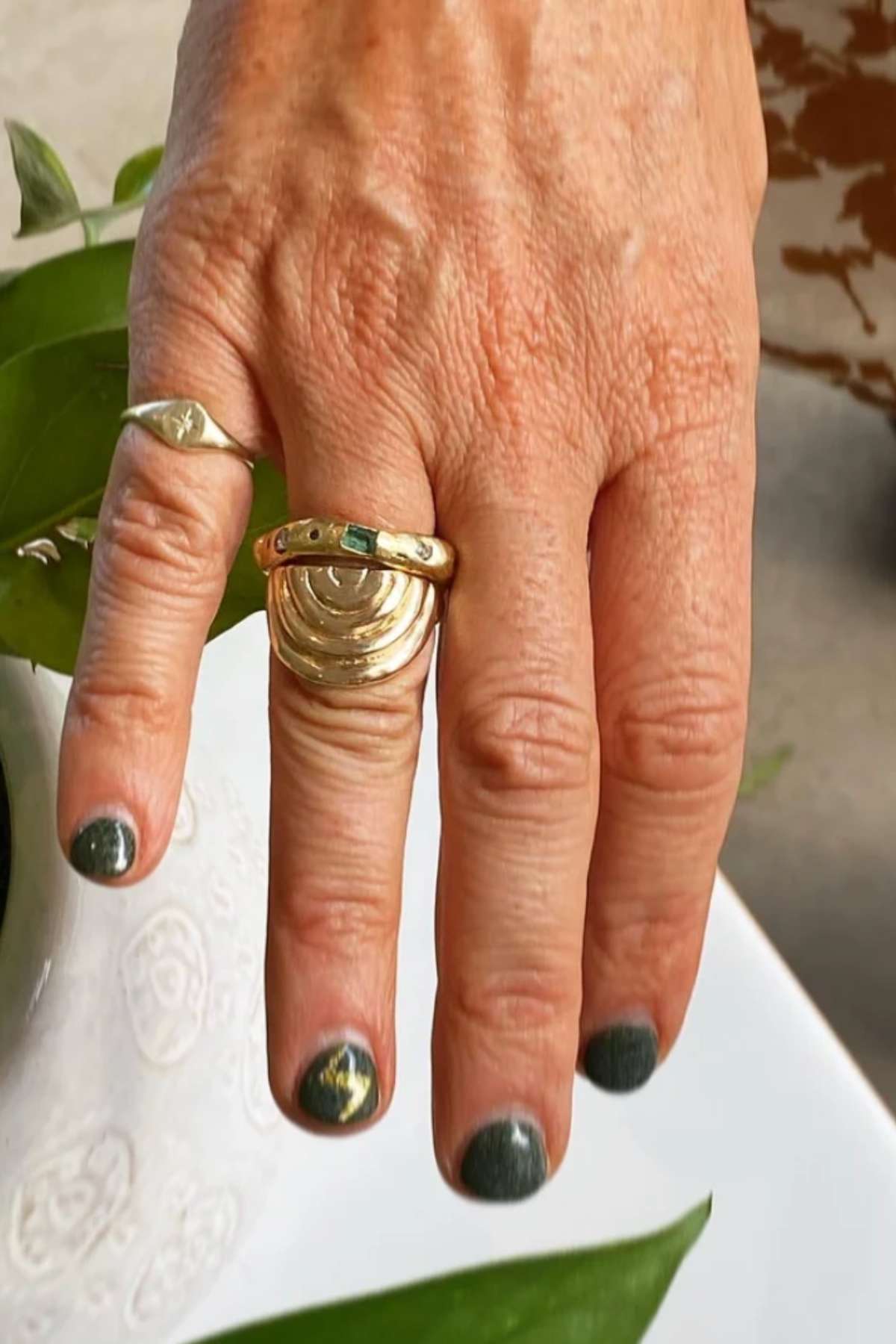 Over the Rainbow Ring by Moonspun Jewelry