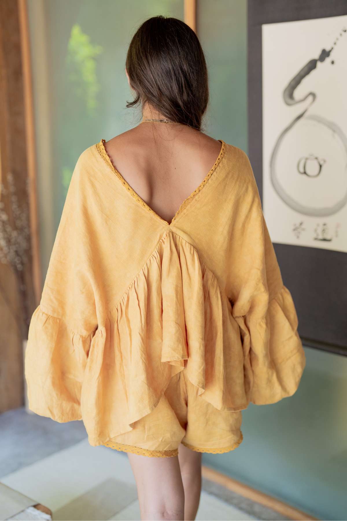 Eva Linen Set Lace Edition