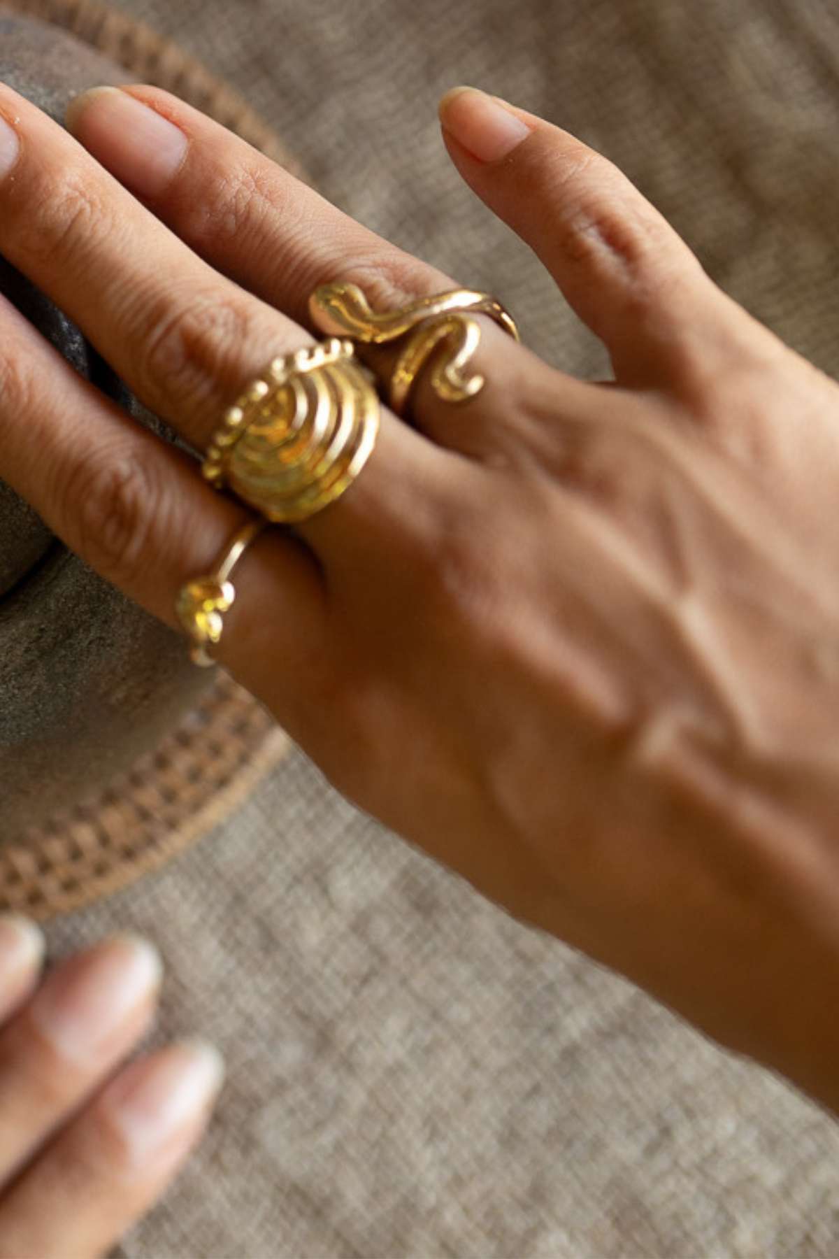 Over the Rainbow Ring by Moonspun Jewelry