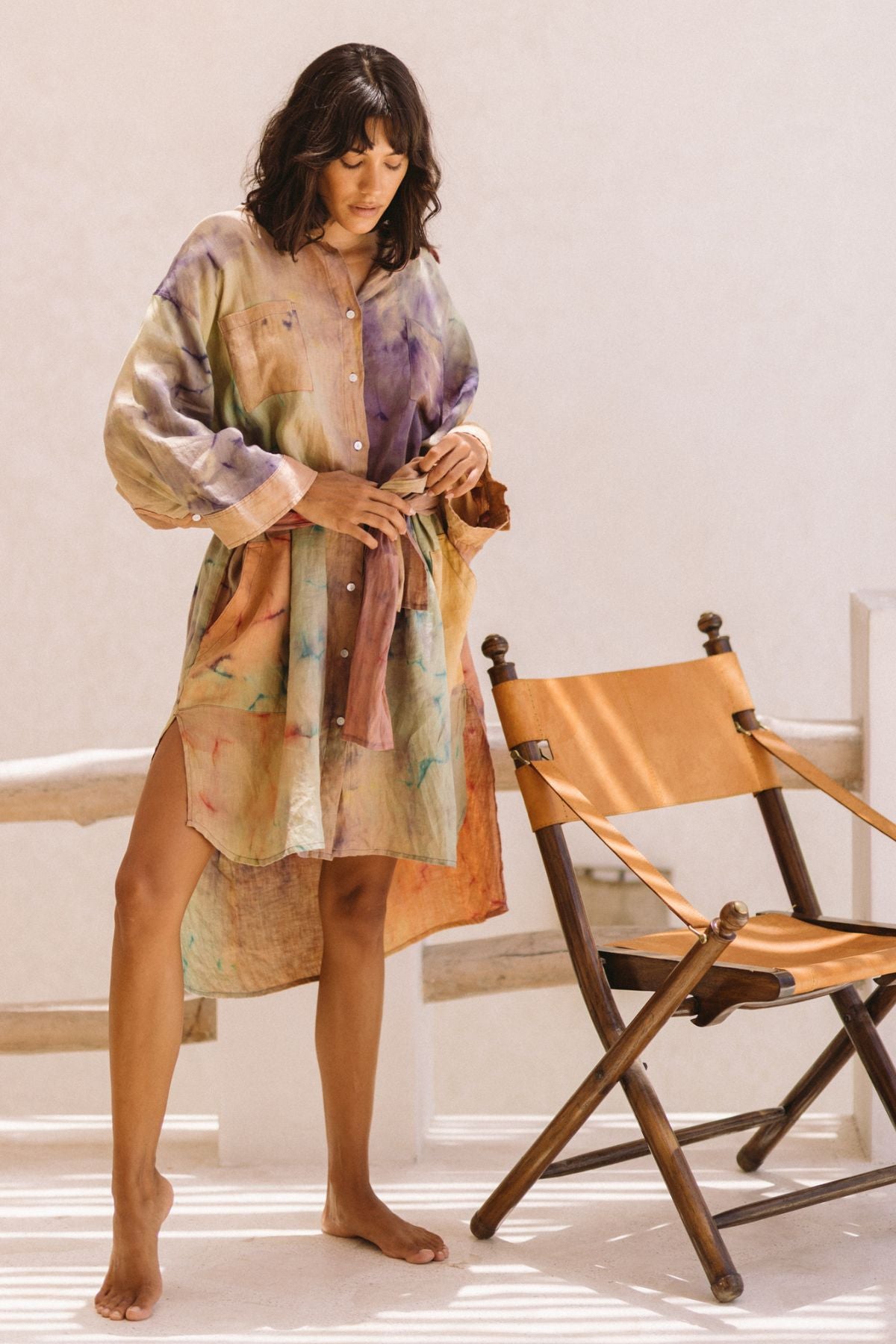 Fall Nidra Duster (Full Length Linen)