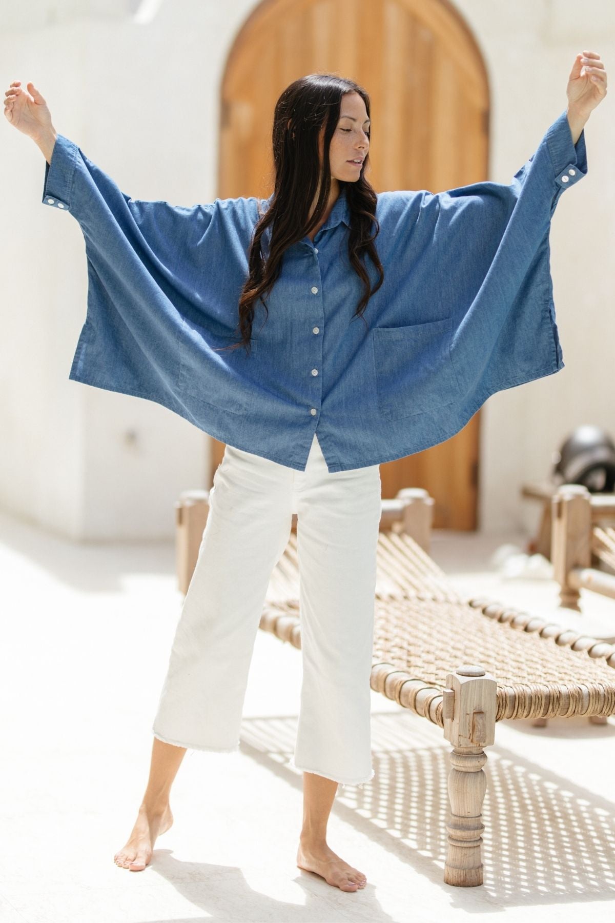 Grace Jacket (Stone Washed Denim) SS