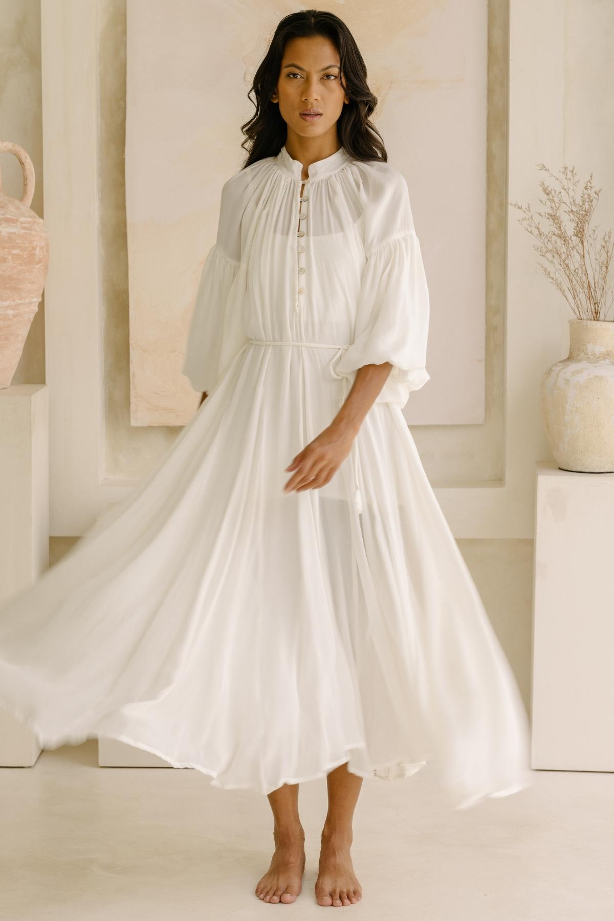 Paloma Silk Gown