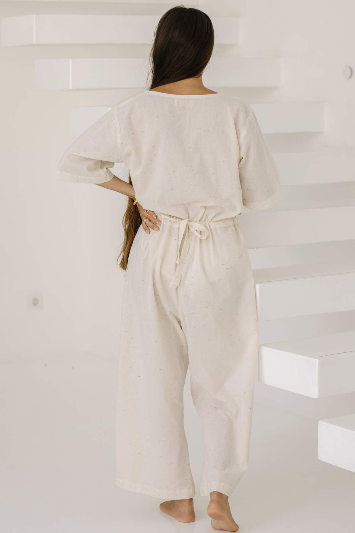 Magdalena Playsuit Cotton Stairs (PR)