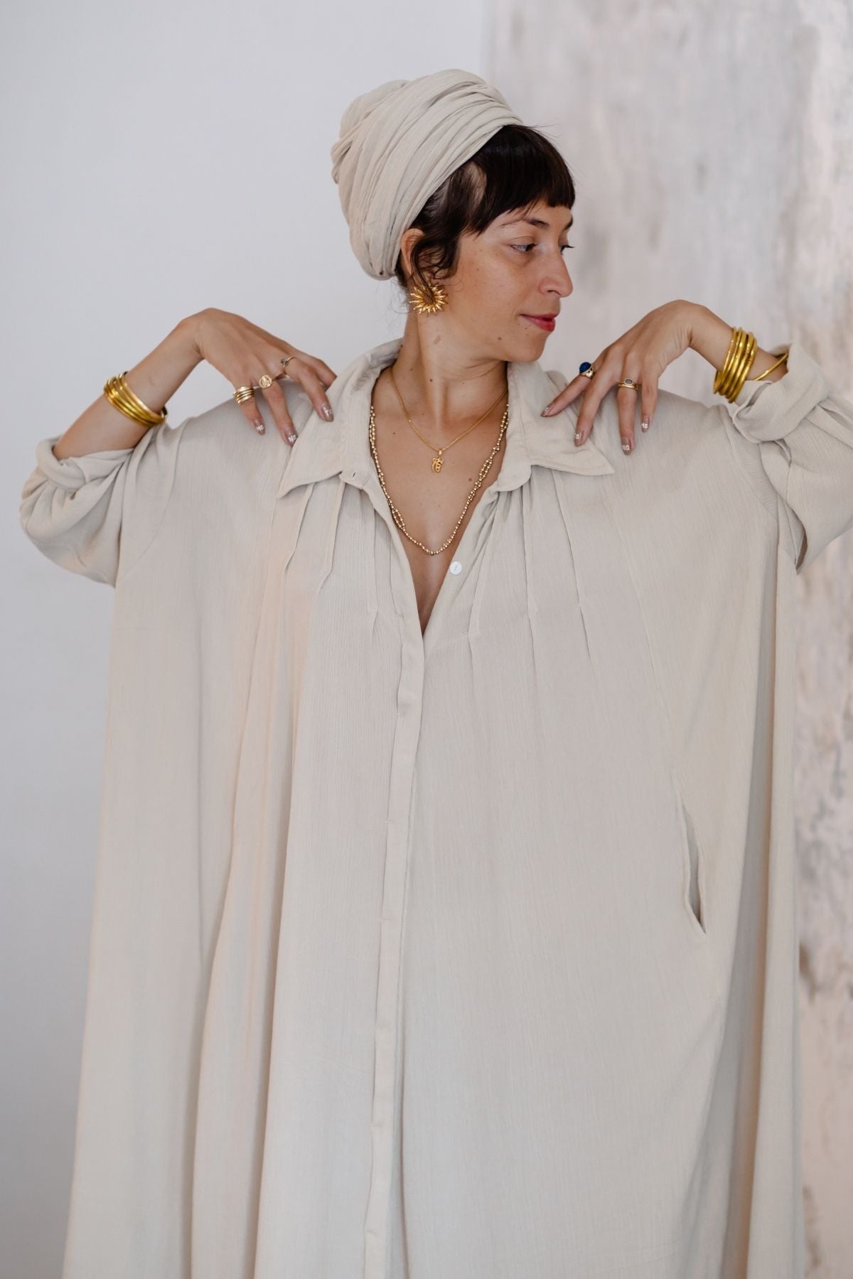 Kundalini Gown Bamboo Rayon (Multiple Colors) BGN