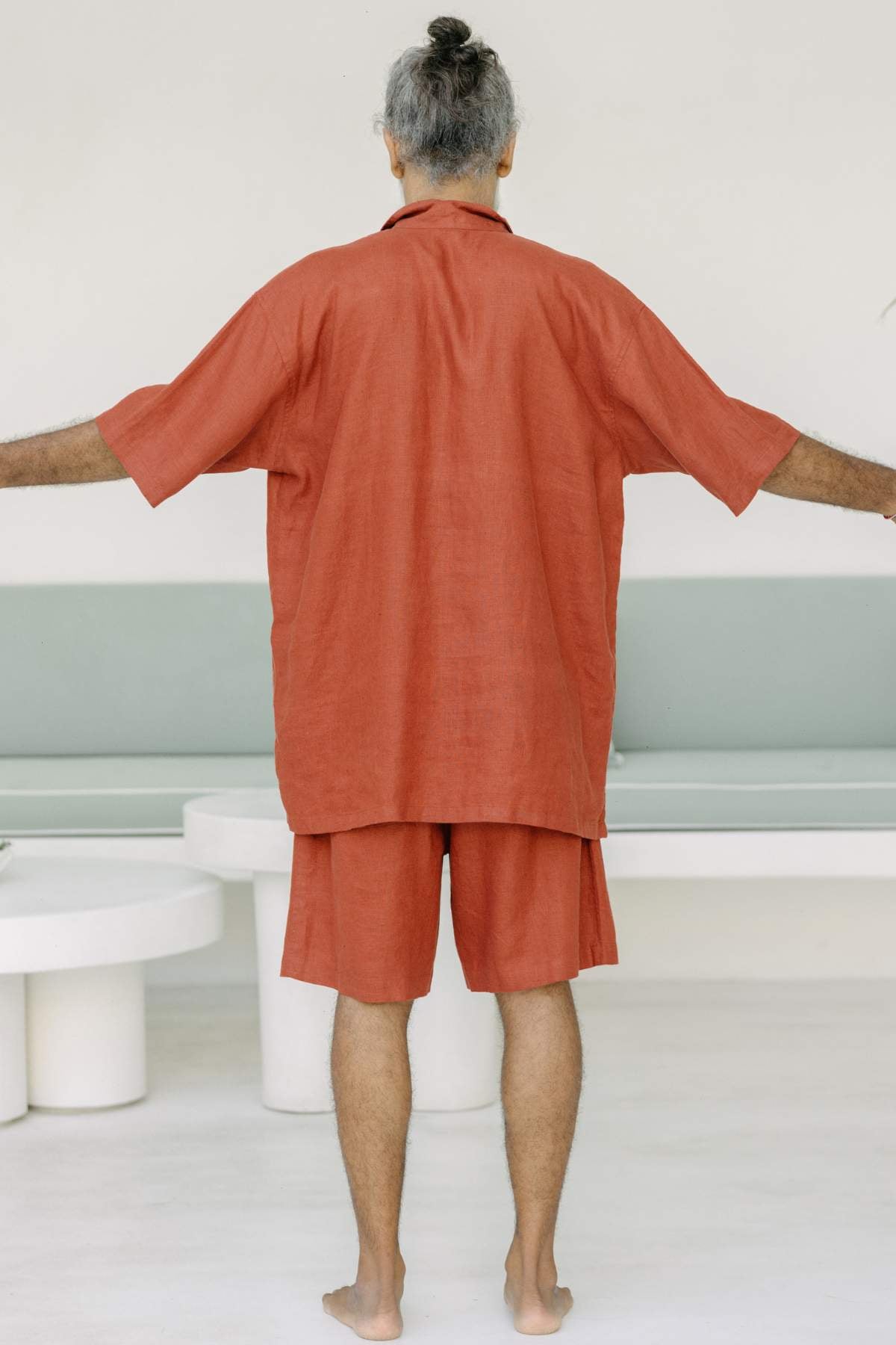 Kai Top Long & Short Mens Ramie Linen (Available in Multiple Colors) - PR