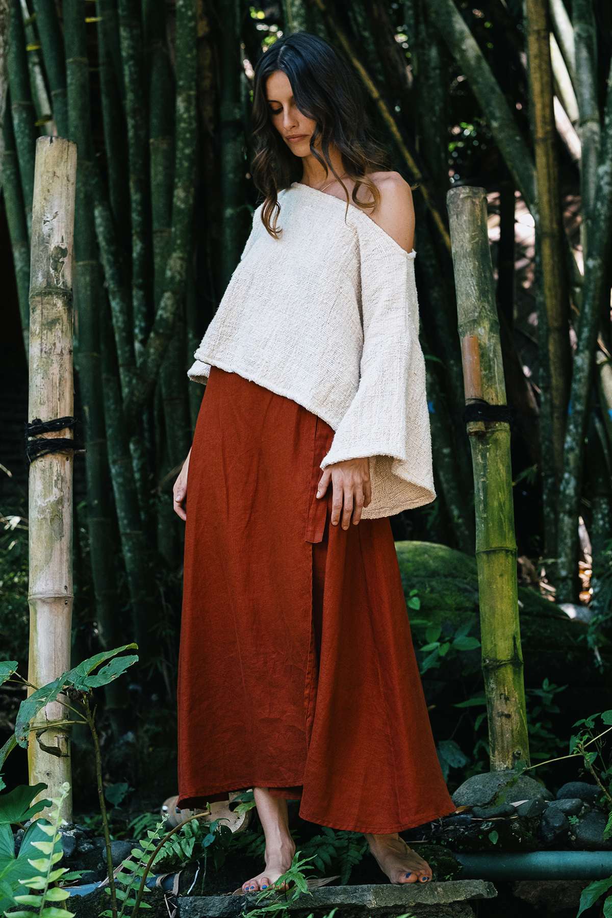Spirit Top & Shanti Wrap Skirt Set