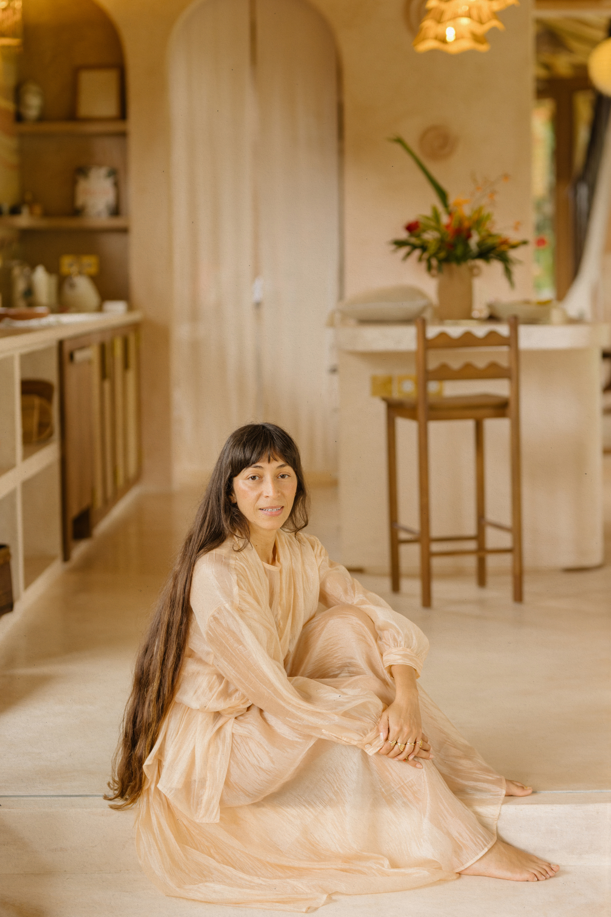 Organza Jasmine Kimono Top