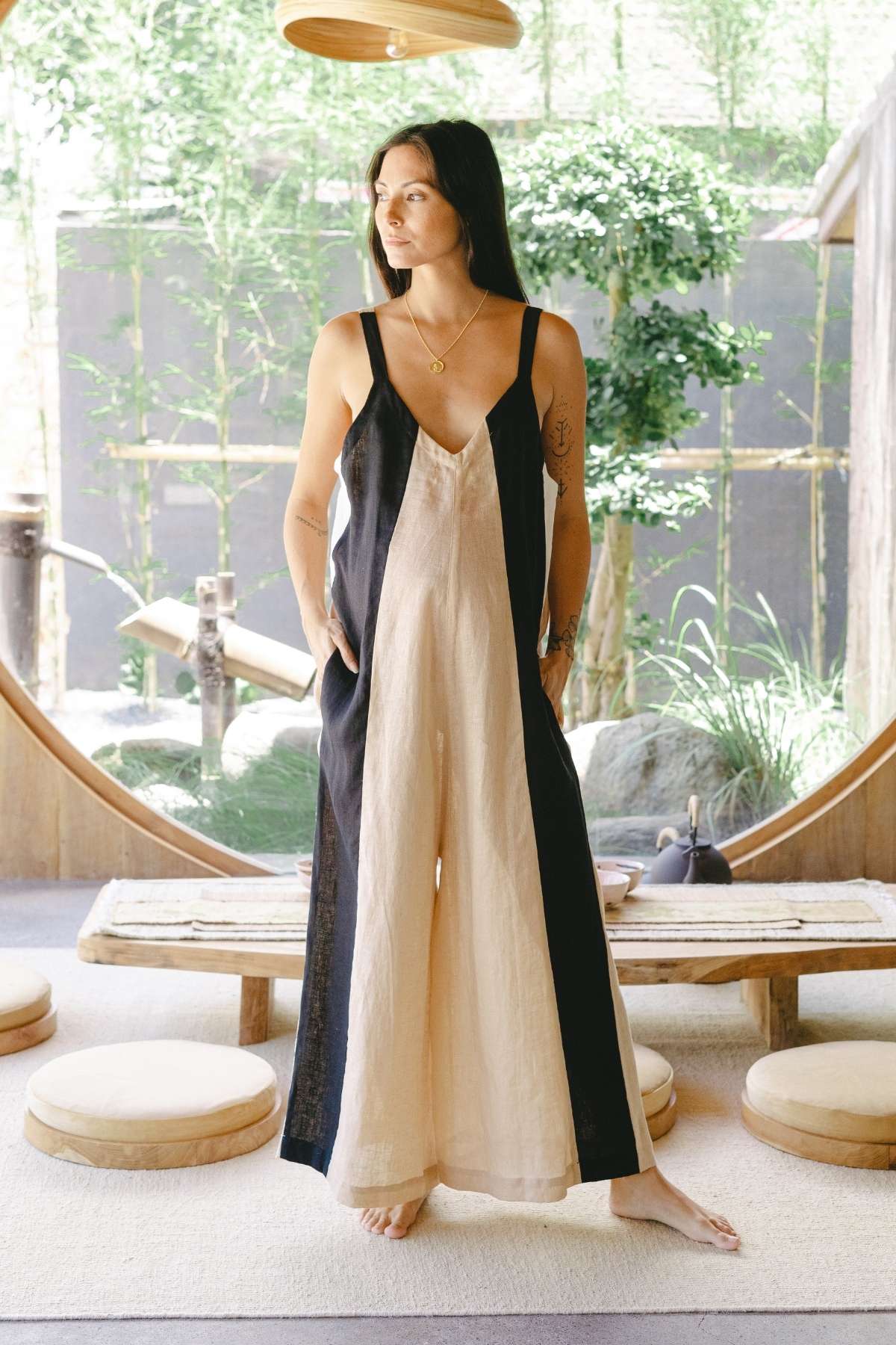 Kundalini Linen Playsuit CA