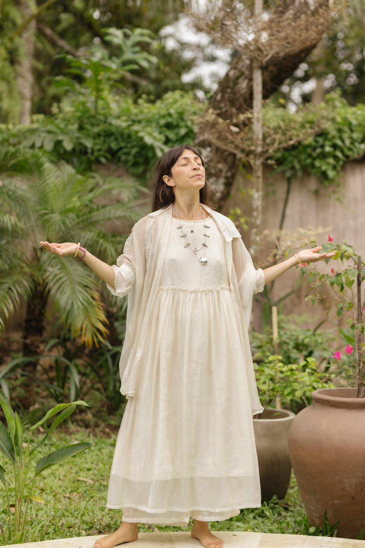 Dolly Night Gown Sheer Silk