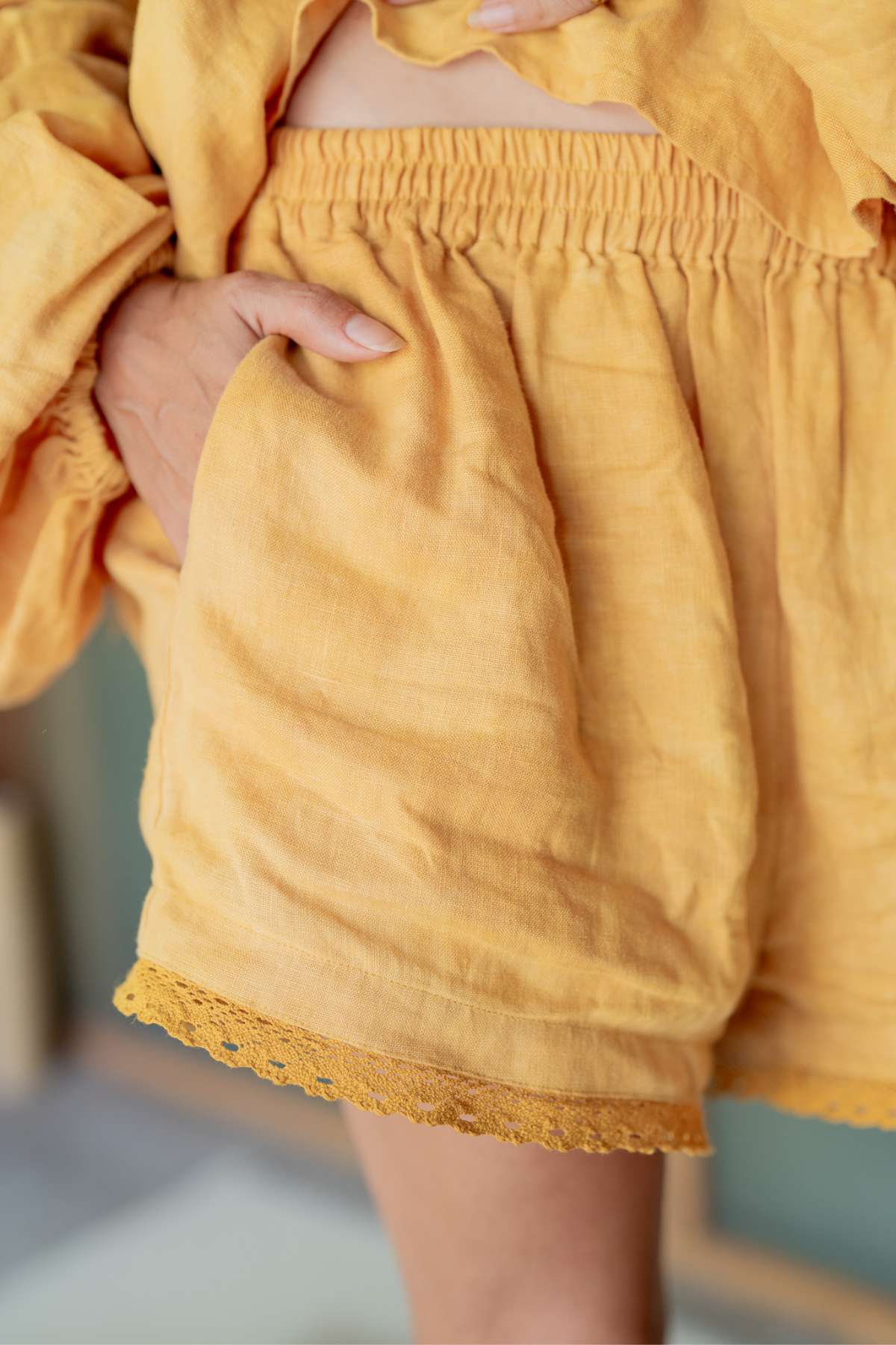 Eva Linen Set Lace Edition