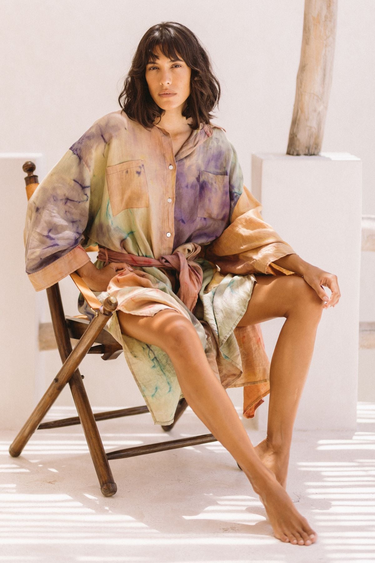 Fall Nidra Duster (Full Length Linen)
