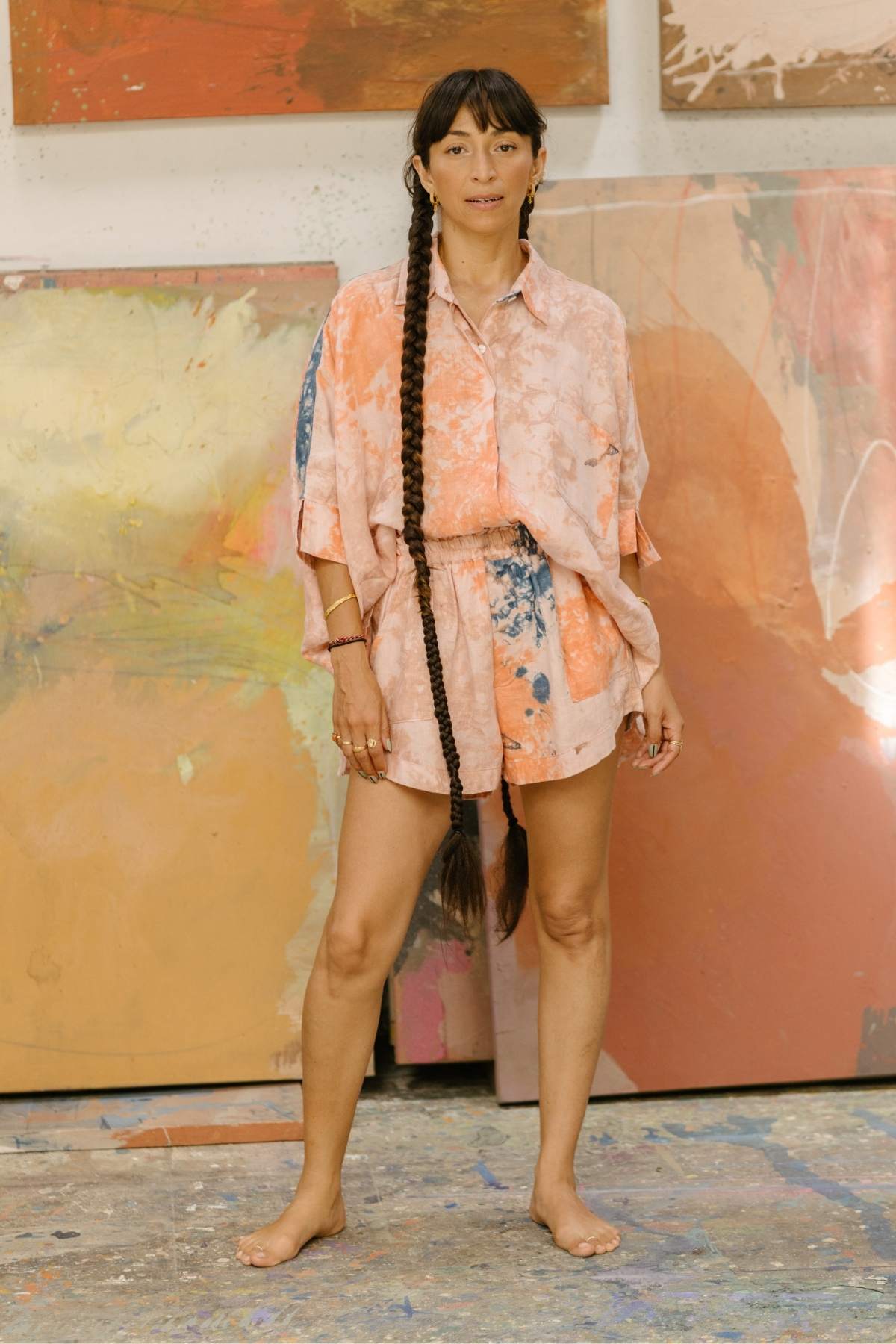 Uluwatu Sunset Linen Suka Set