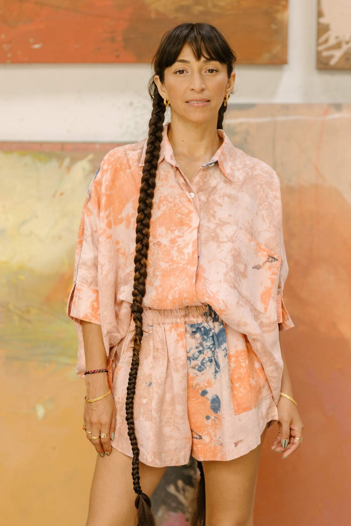 Uluwatu Sunset Linen Suka Set