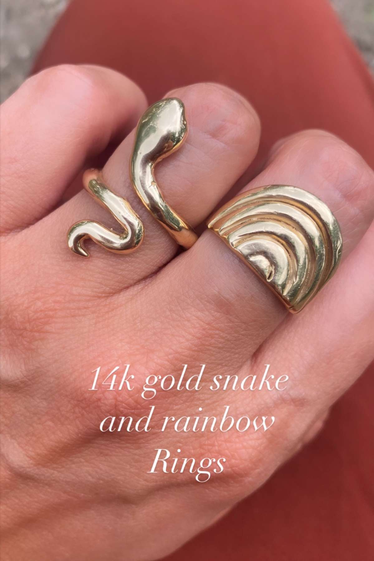 Over the Rainbow Ring by Moonspun Jewelry