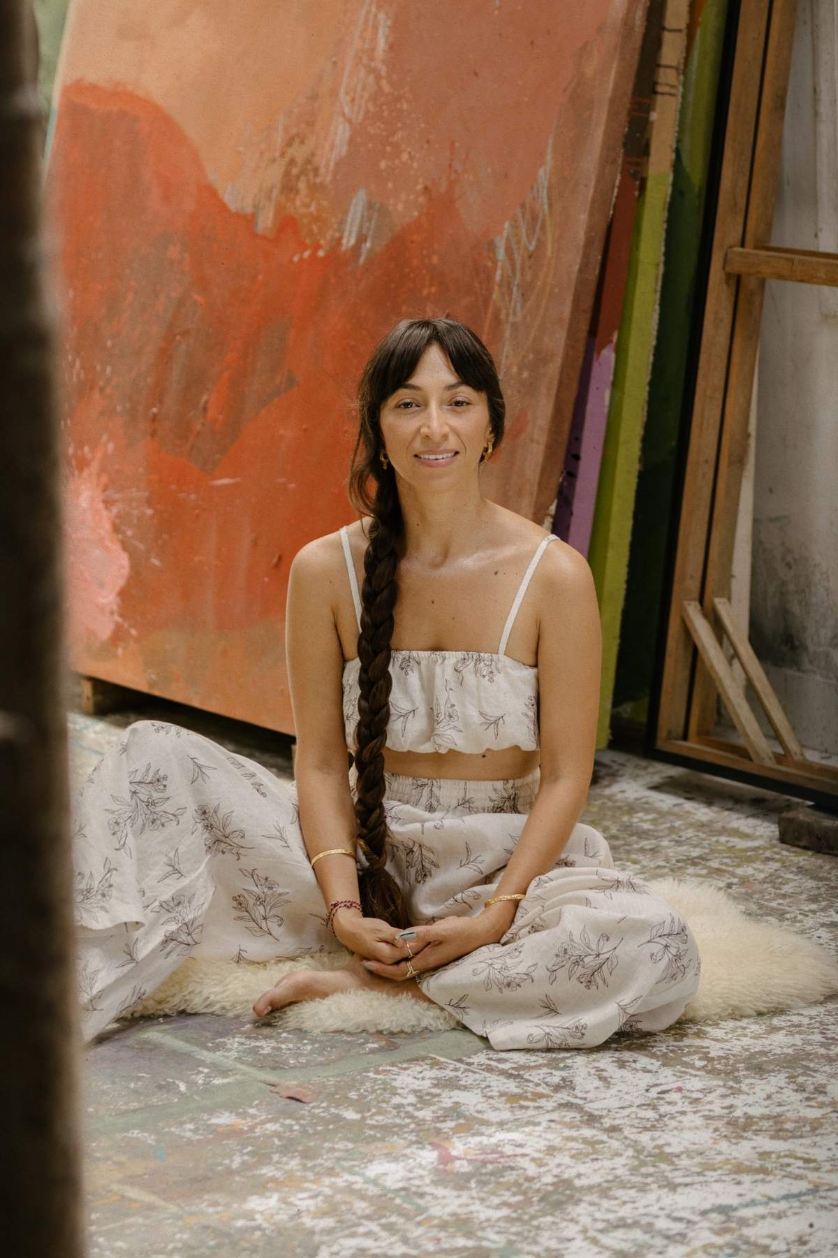 Barcelona Crop Top + Mona Pant Set Cha Dao