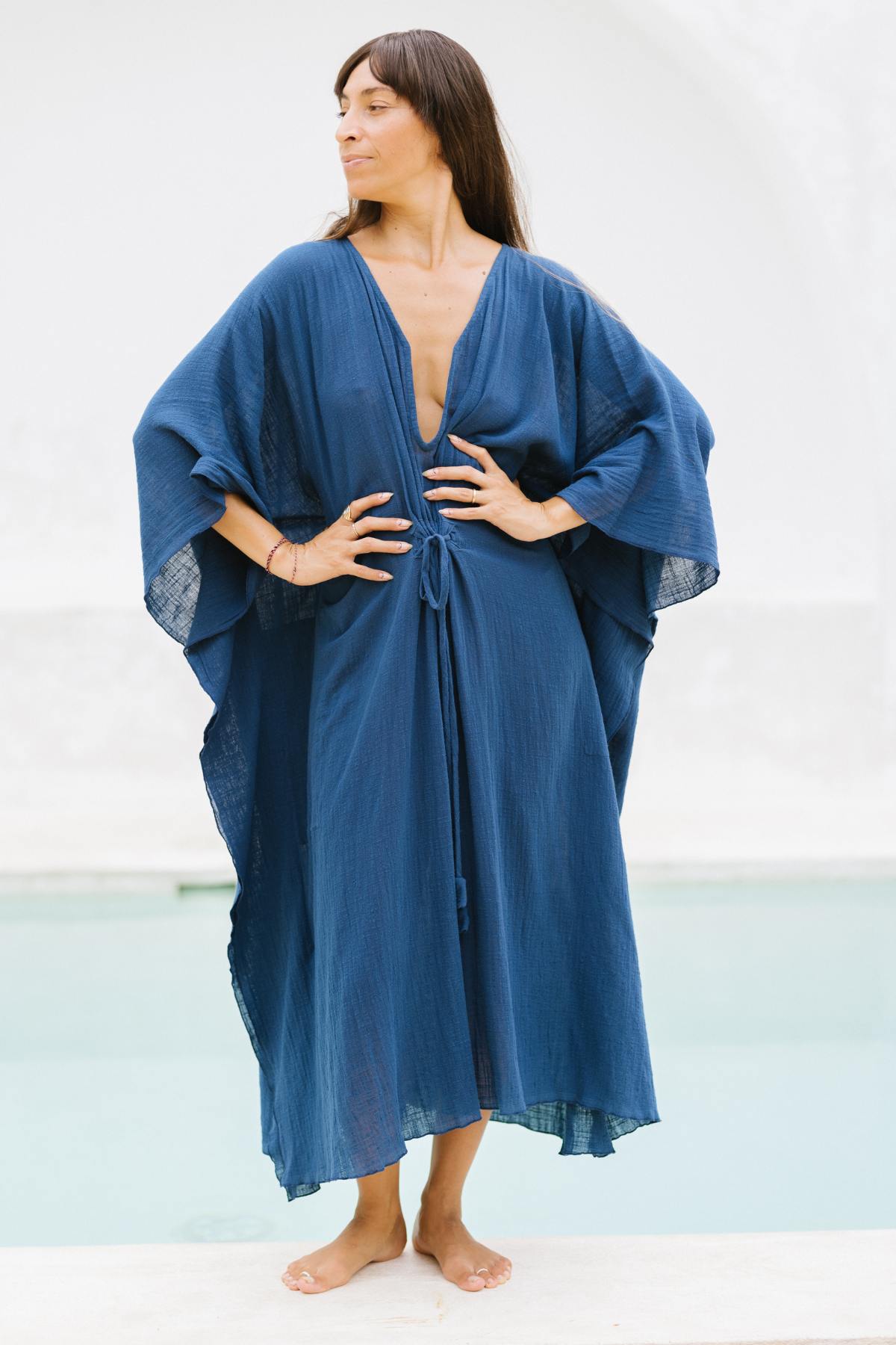 River Kaftan (Cotton Gauze, Multiple Colors)