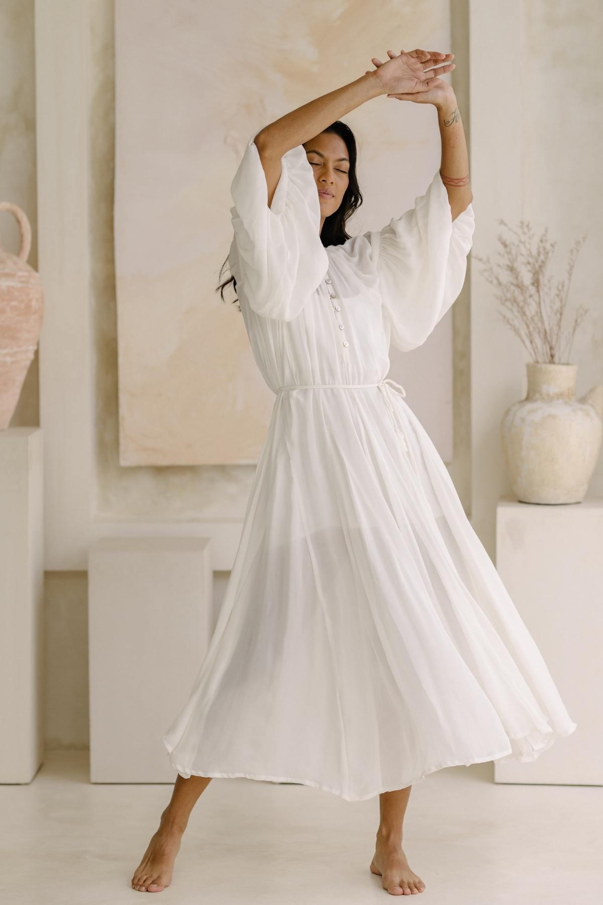 Paloma Silk Gown