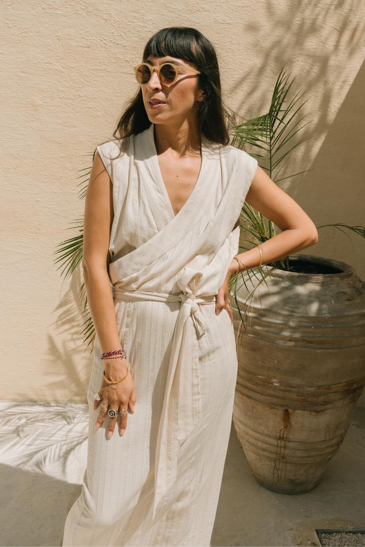 The Dharma Gown - Handwoven Cotton