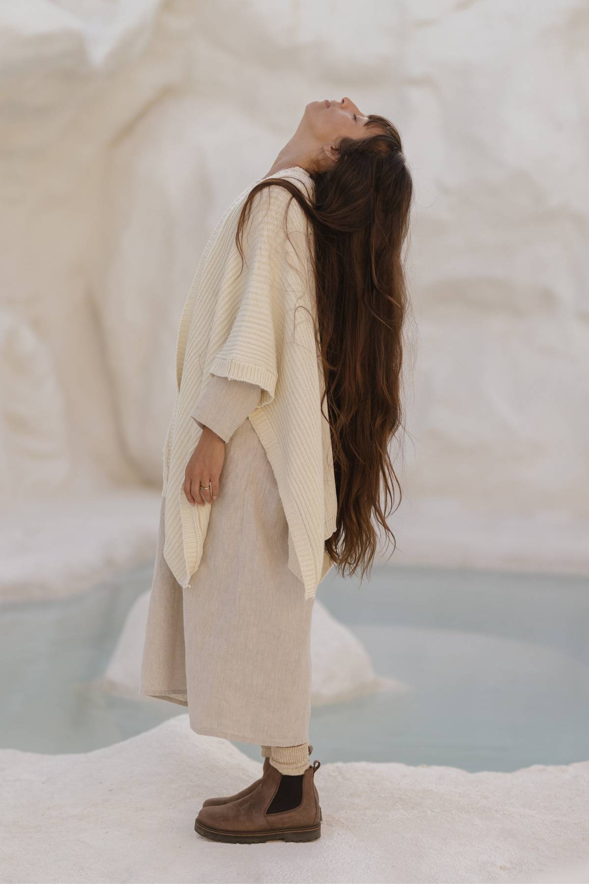 Mountain Magic Linen Gown