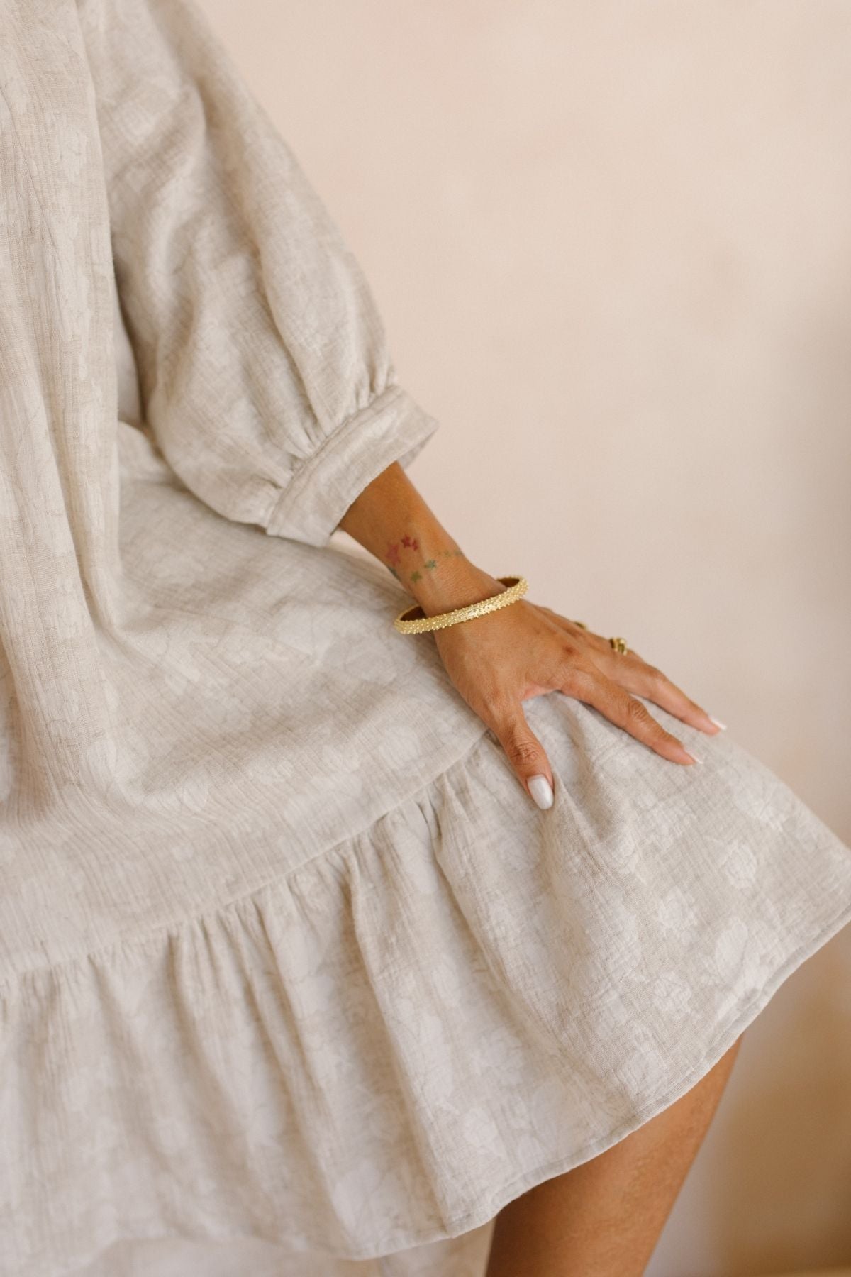 Frida Gown Short 'Blooming Limited Edition' (Cotton/Linen) (W)