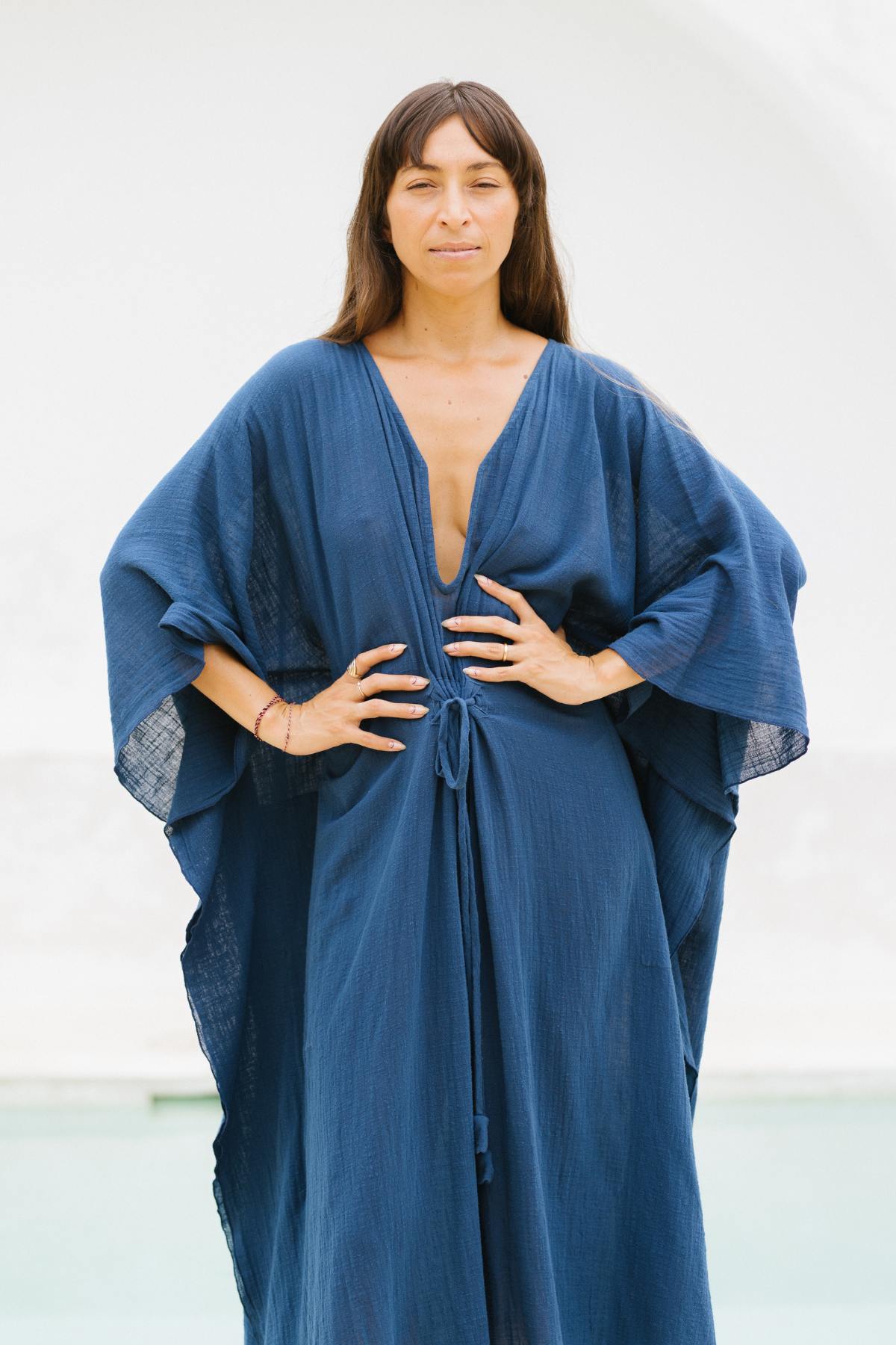 River Kaftan (Cotton Gauze, Multiple Colors)