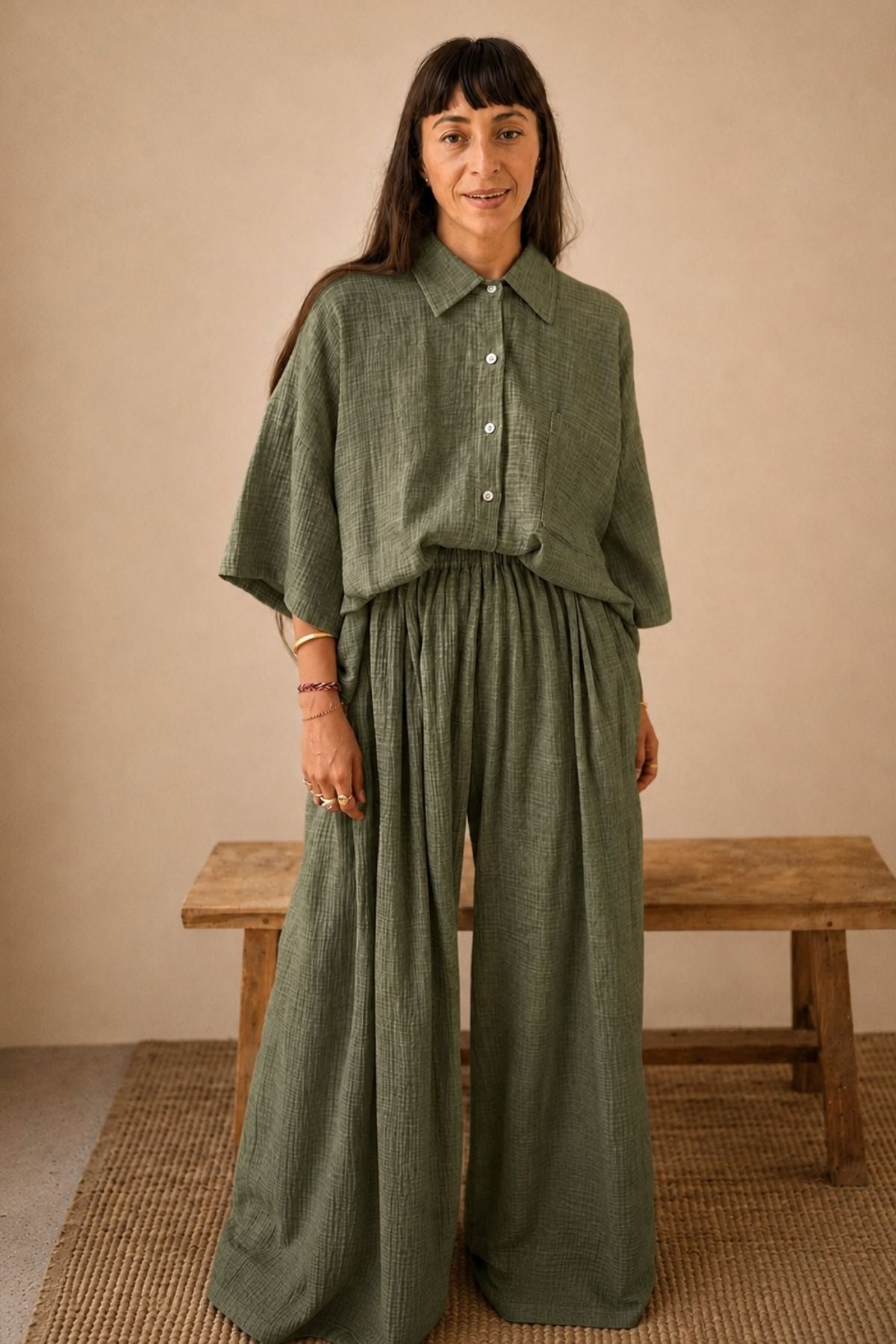 Hana Set (100% Natural Bubble Cotton)