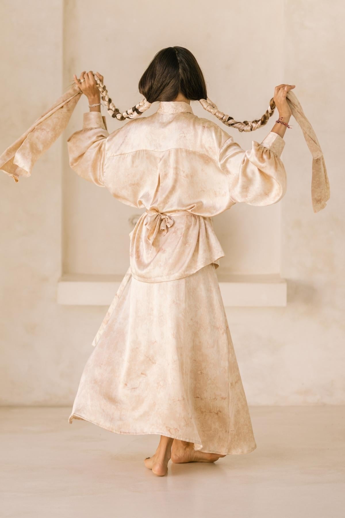 Inanna 2 Piece Set (100% Botanically Dyed Silk)