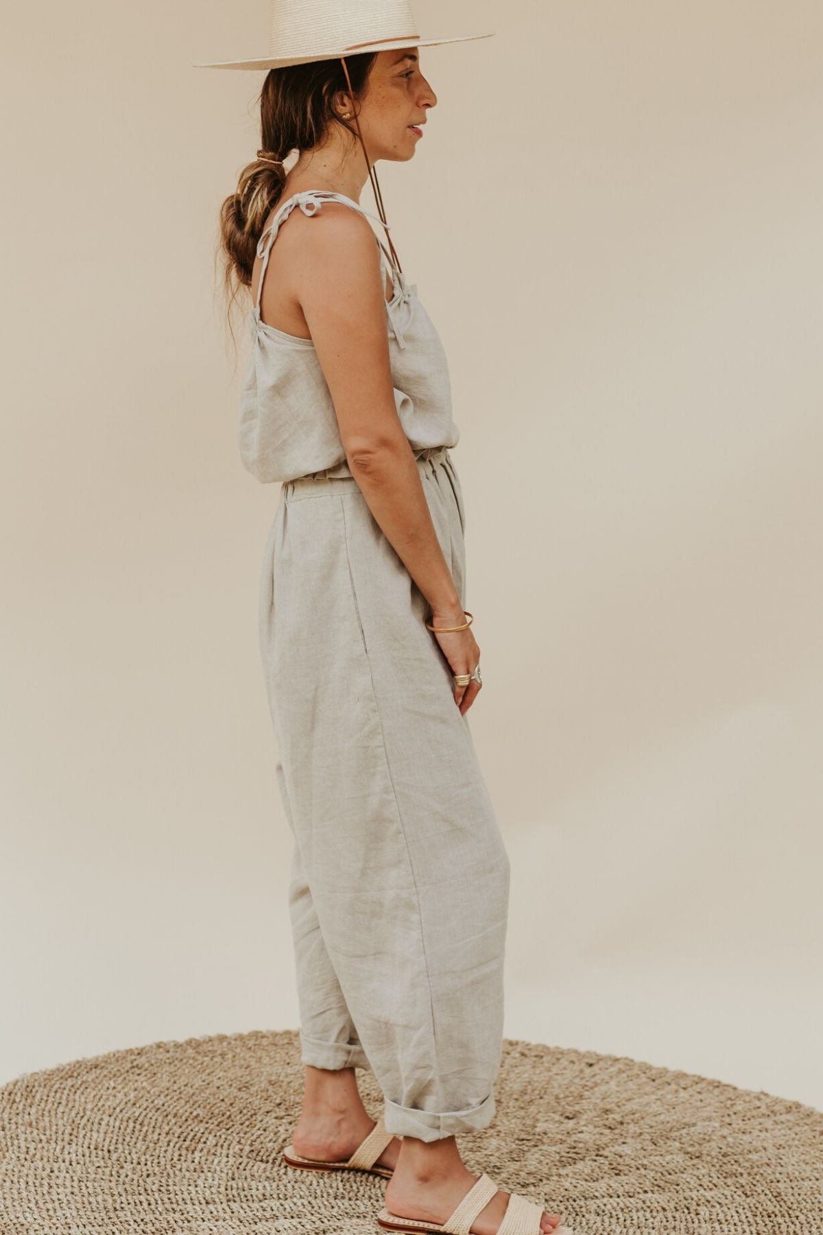 Mona Pant (100% Linen, Multiple Colors)