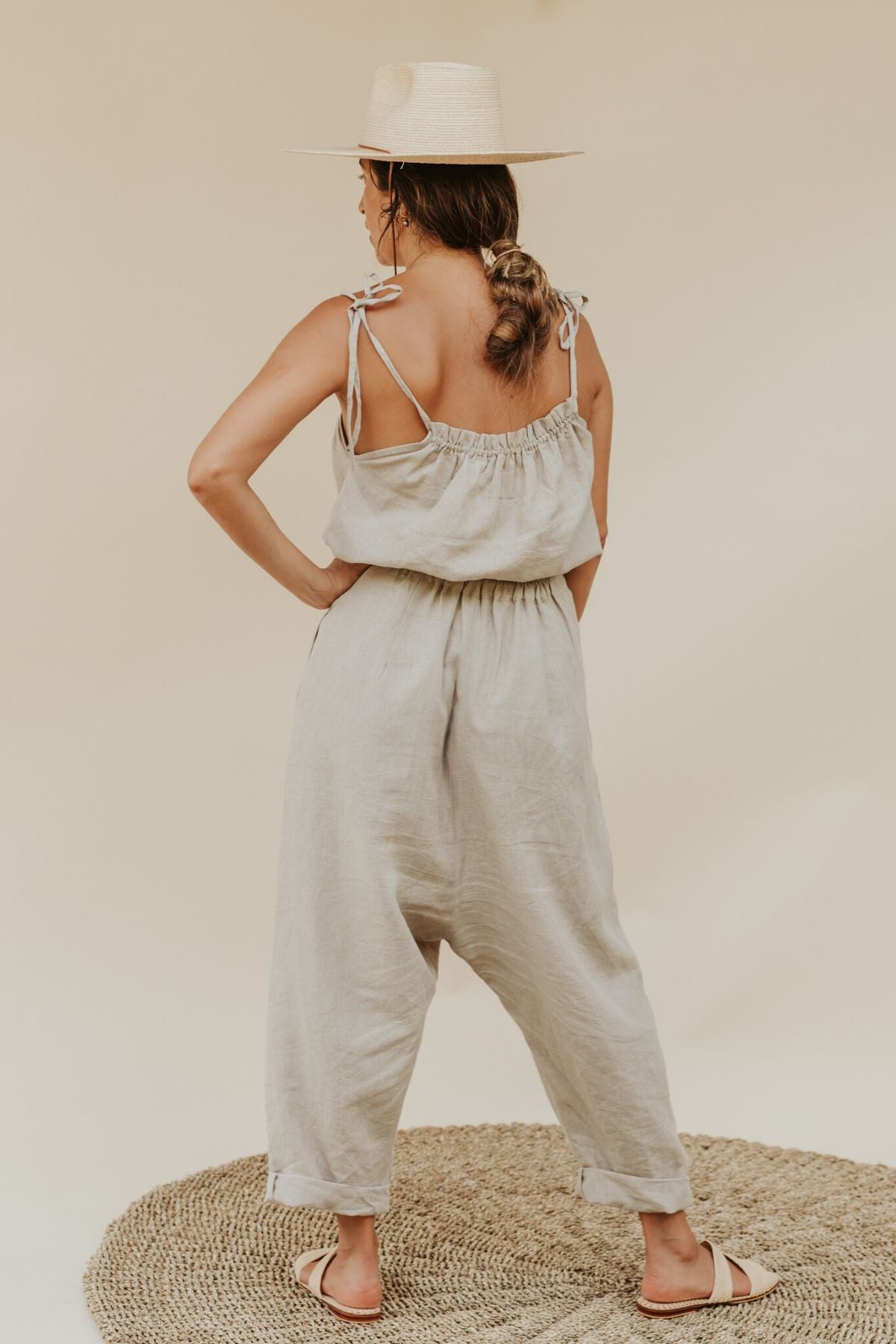 Mona Pant (100% Linen, Multiple Colors)