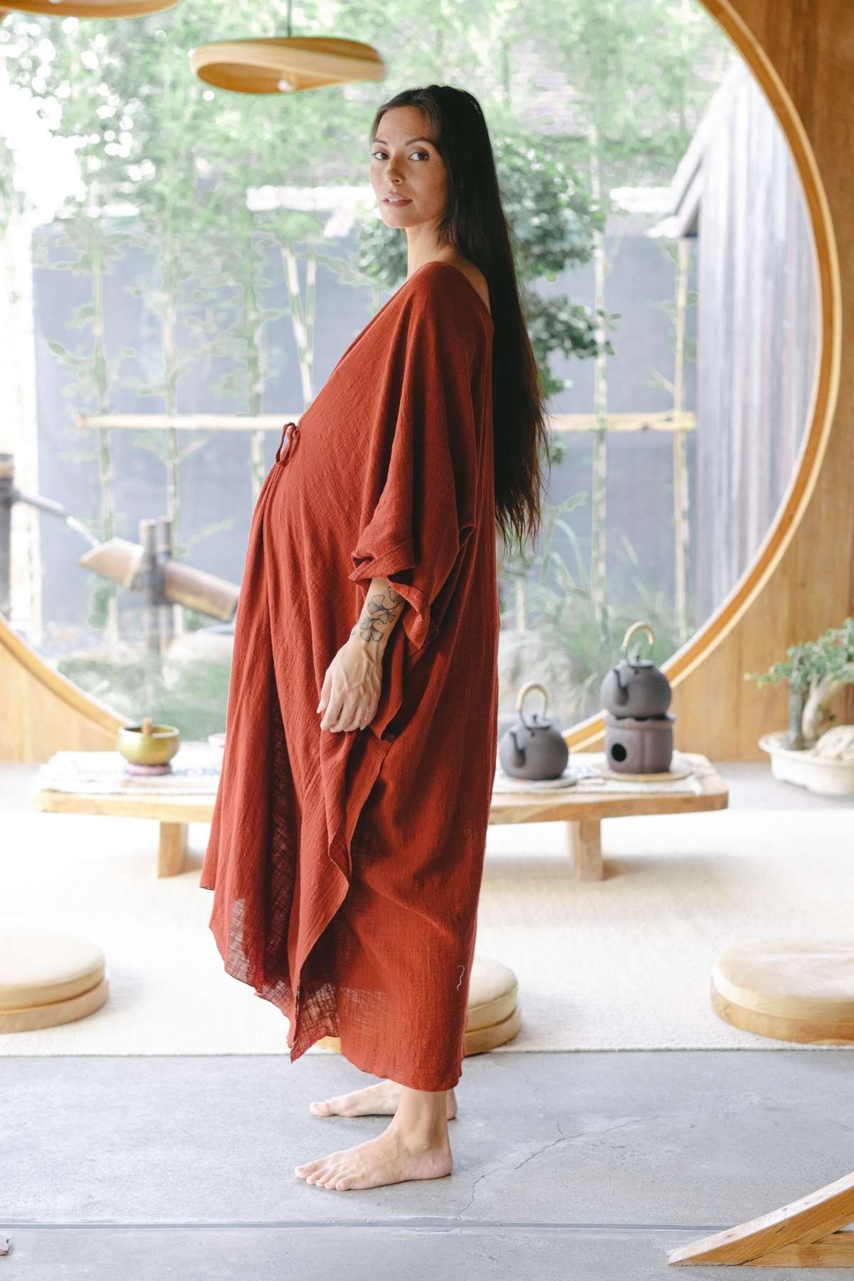 River Kaftan (Cotton Gauze, Multiple Colors)